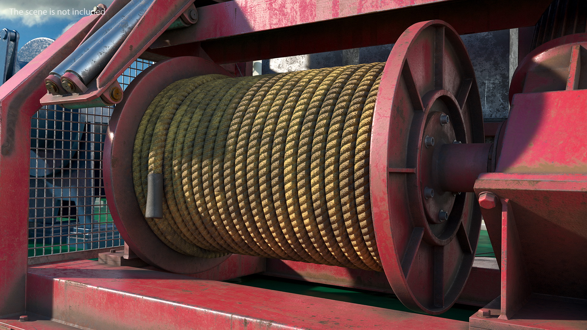 3D model Romica Hydraulic Mooring Winch