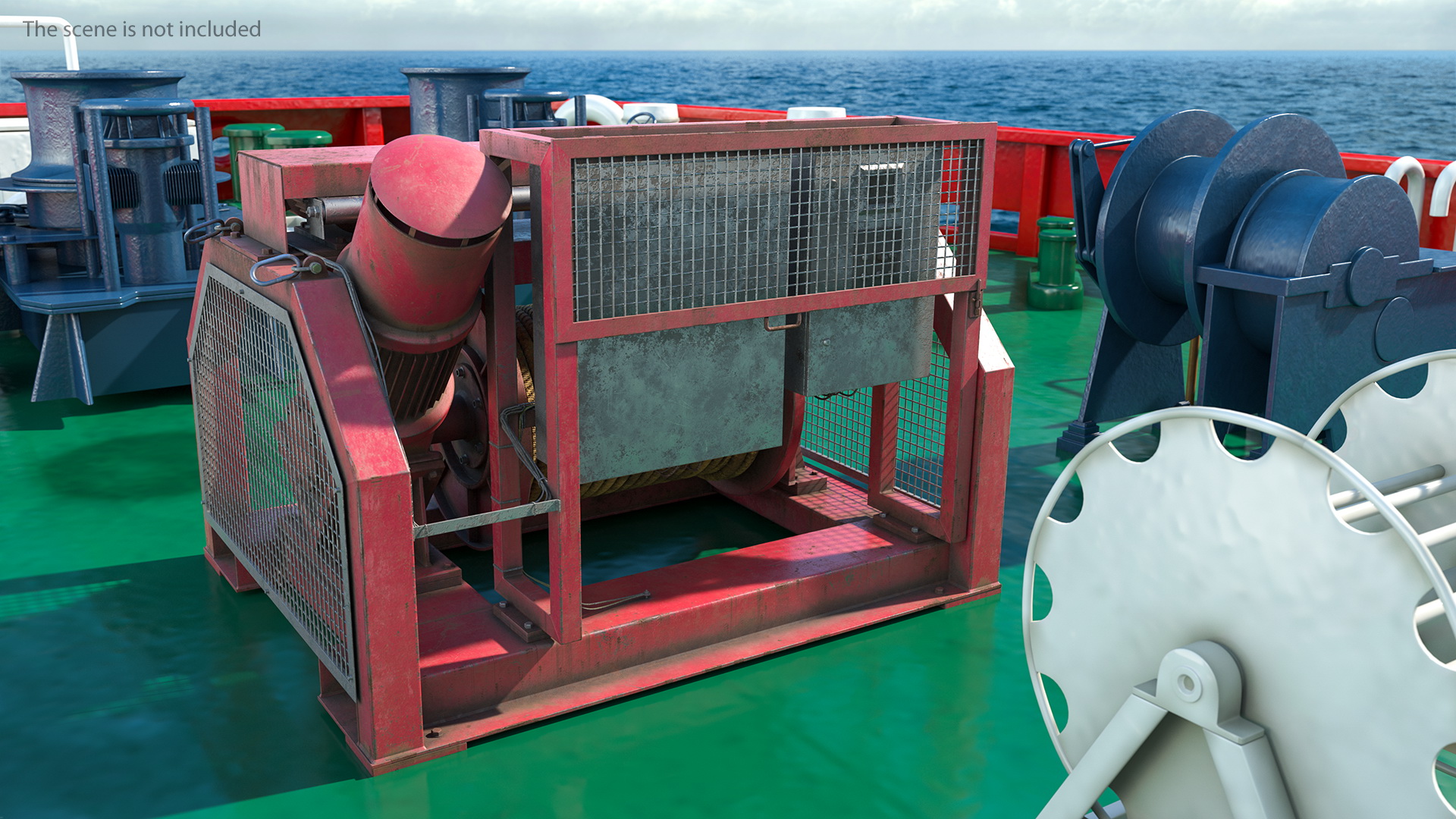 3D model Romica Hydraulic Mooring Winch