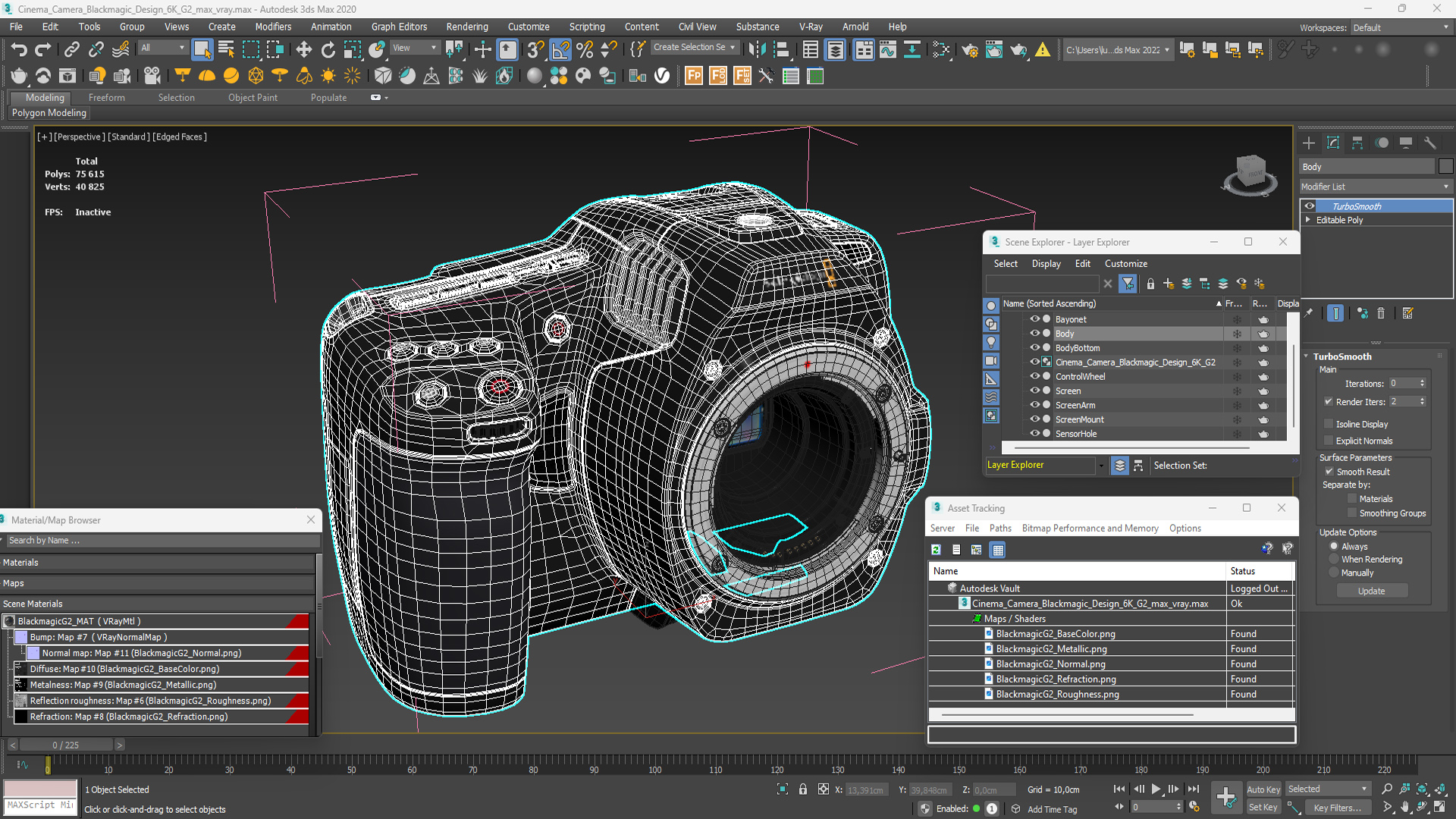 Cinema Camera Blackmagic Design 6K G2 3D