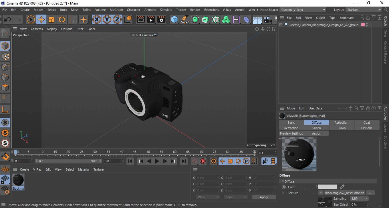 Cinema Camera Blackmagic Design 6K G2 3D