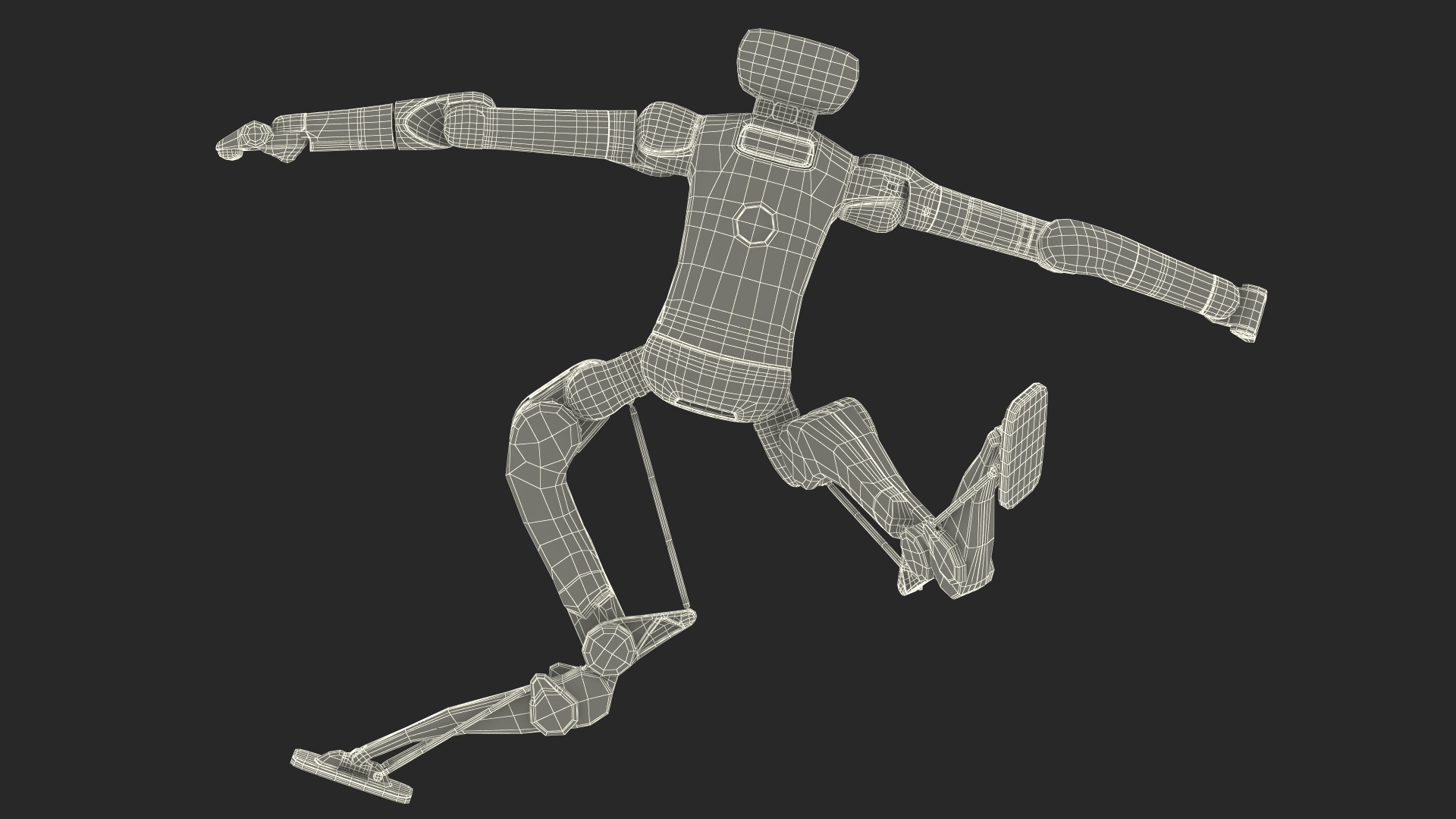 Digit Robot Rigged for Cinema 4D 3D