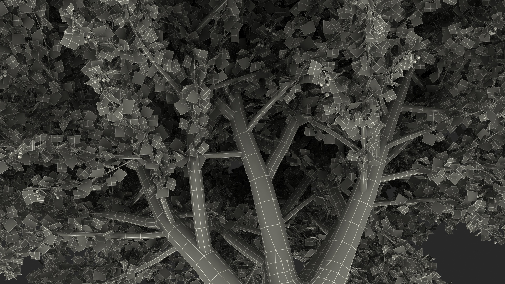 Ginkgo Tree Multicolored 3D model