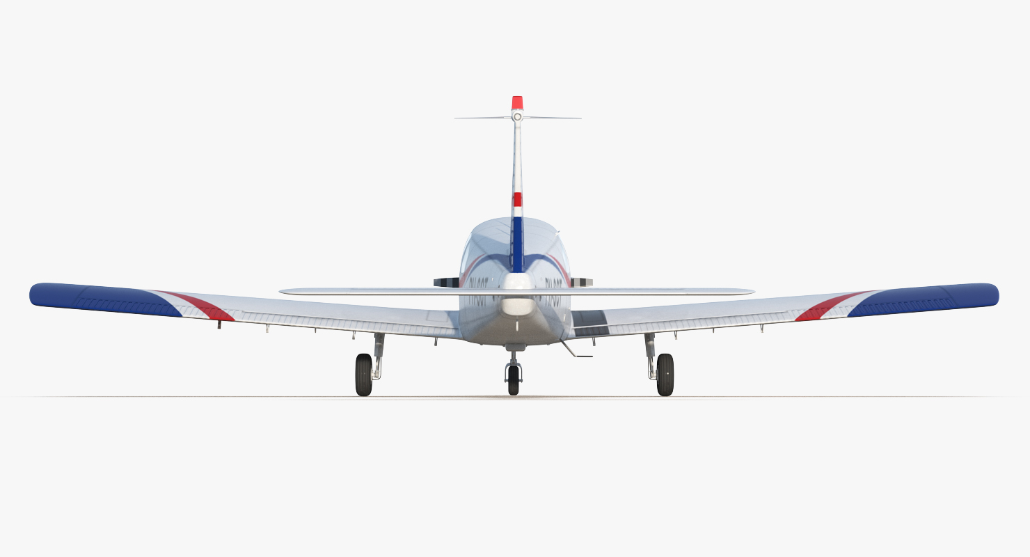Aircraft Piper PA 28 161 Warrior II Rigged 3D