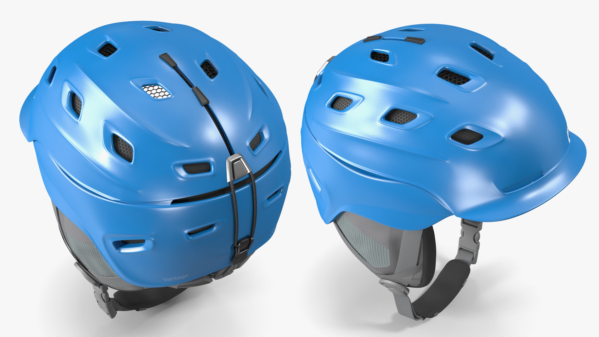 3D model Smith Vantage Mips Snow Helmet Blue