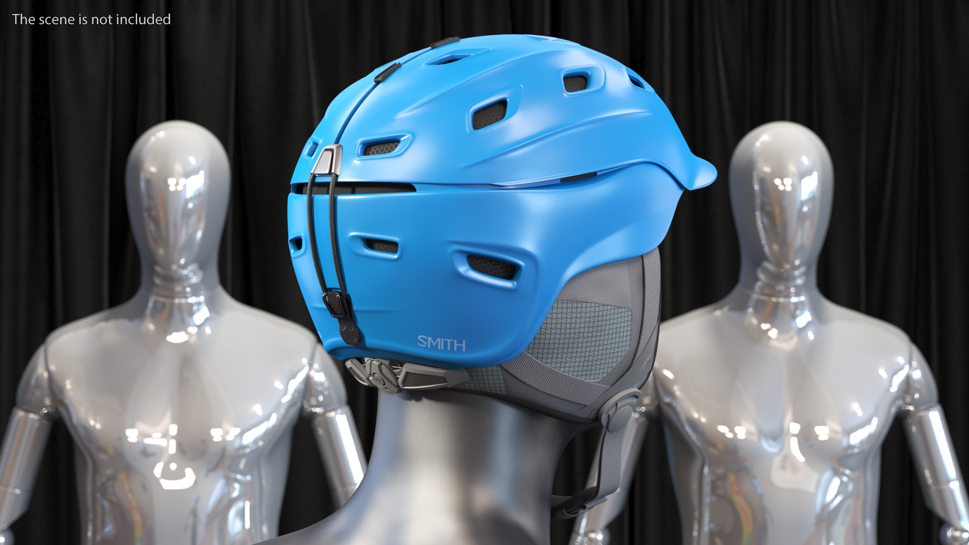 3D model Smith Vantage Mips Snow Helmet Blue
