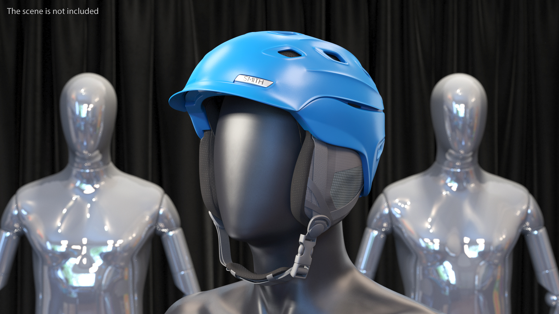 3D model Smith Vantage Mips Snow Helmet Blue