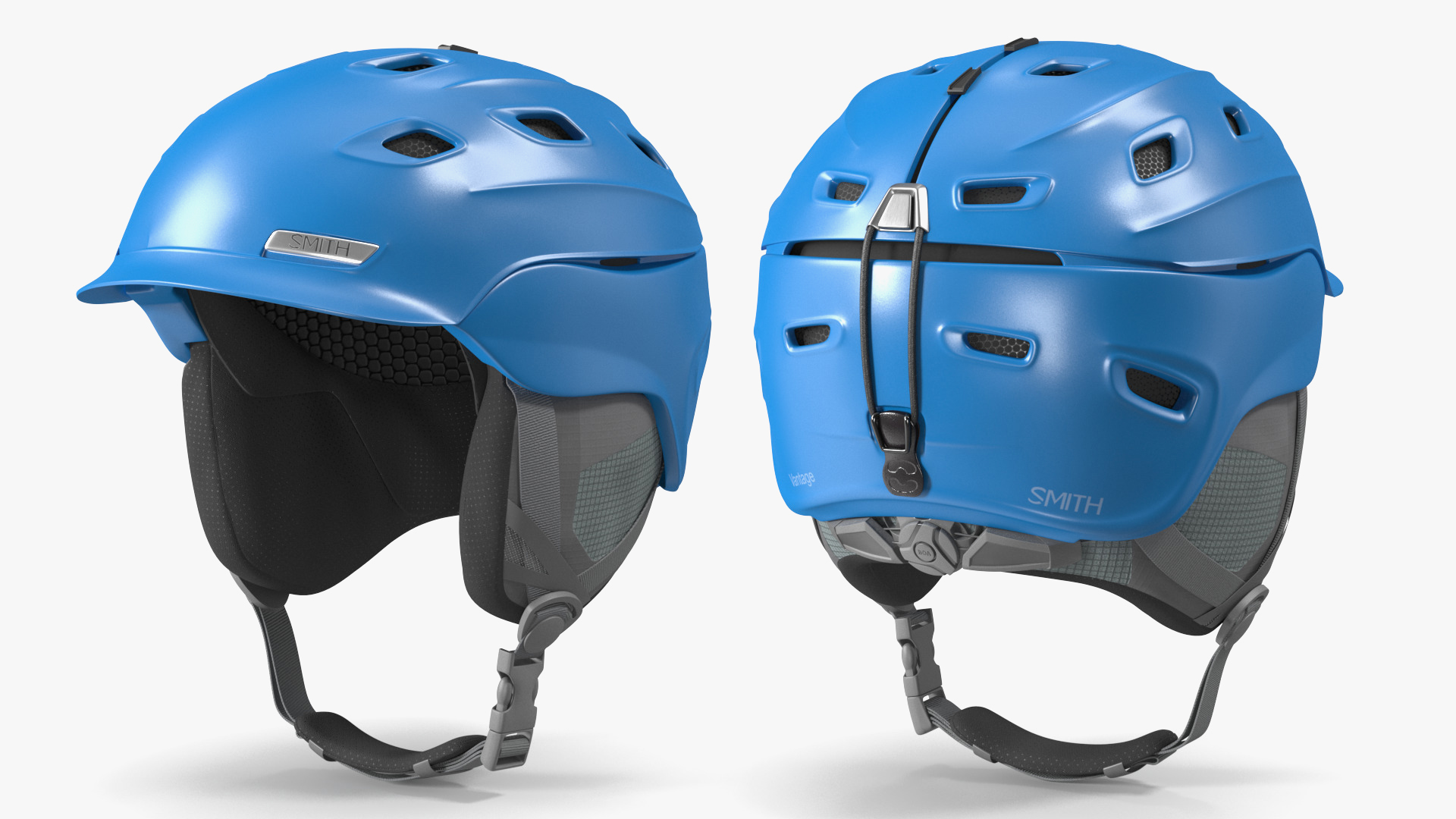 3D model Smith Vantage Mips Snow Helmet Blue