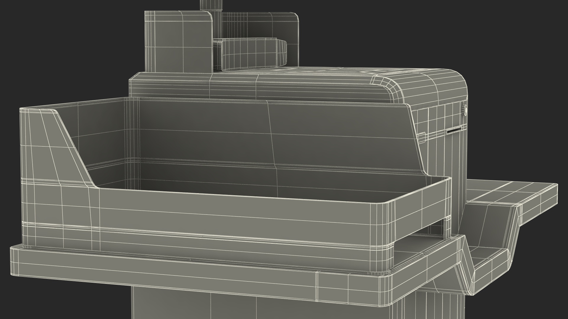 3D Self Checkout Machine StrongPoint model