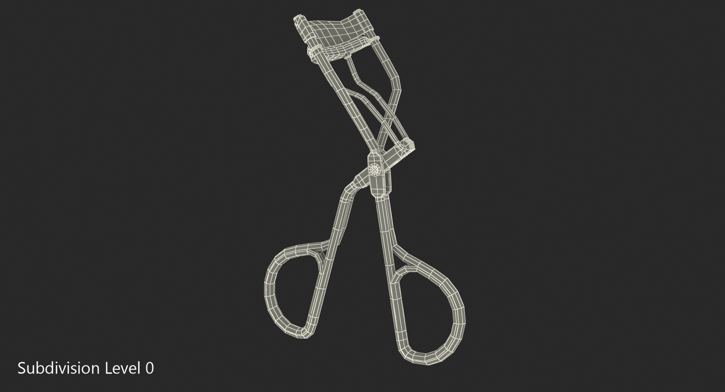 Eyelash Curler 3D Model, view 3