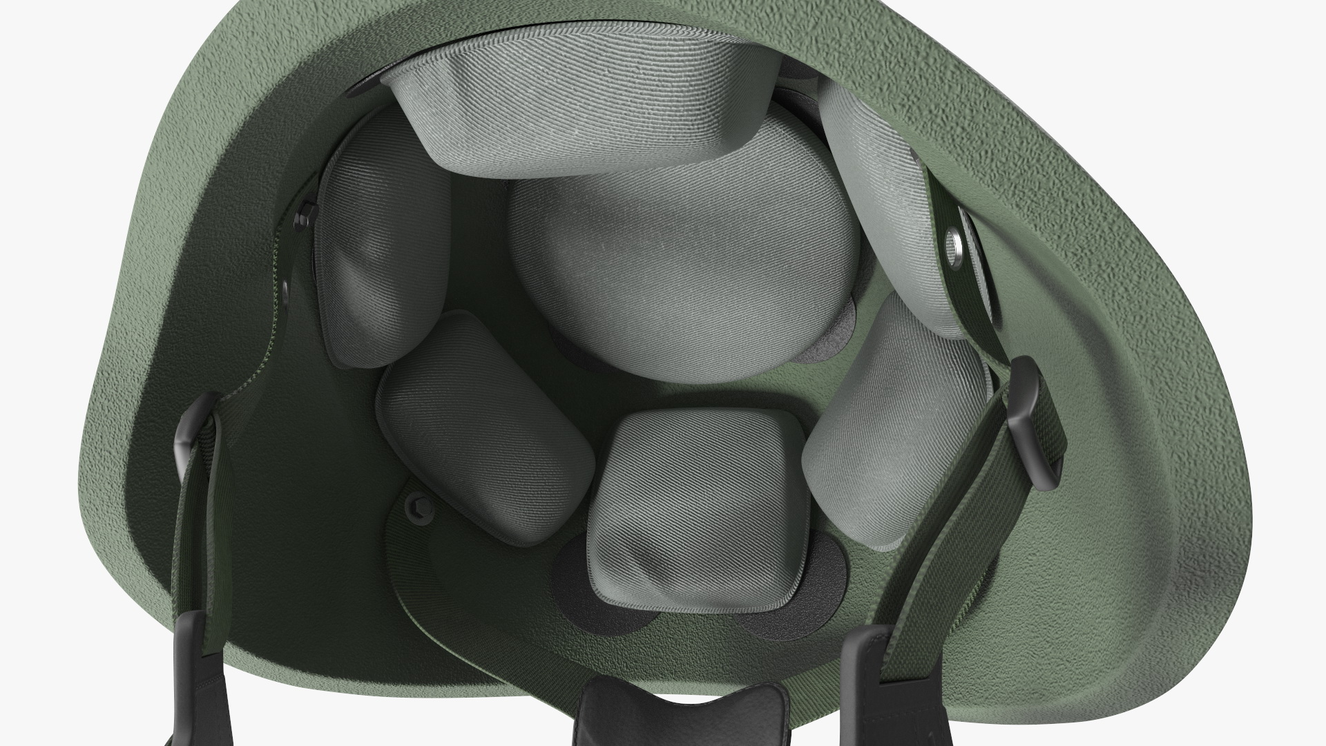 USMC Lightweight Armored Helmet Green 3D