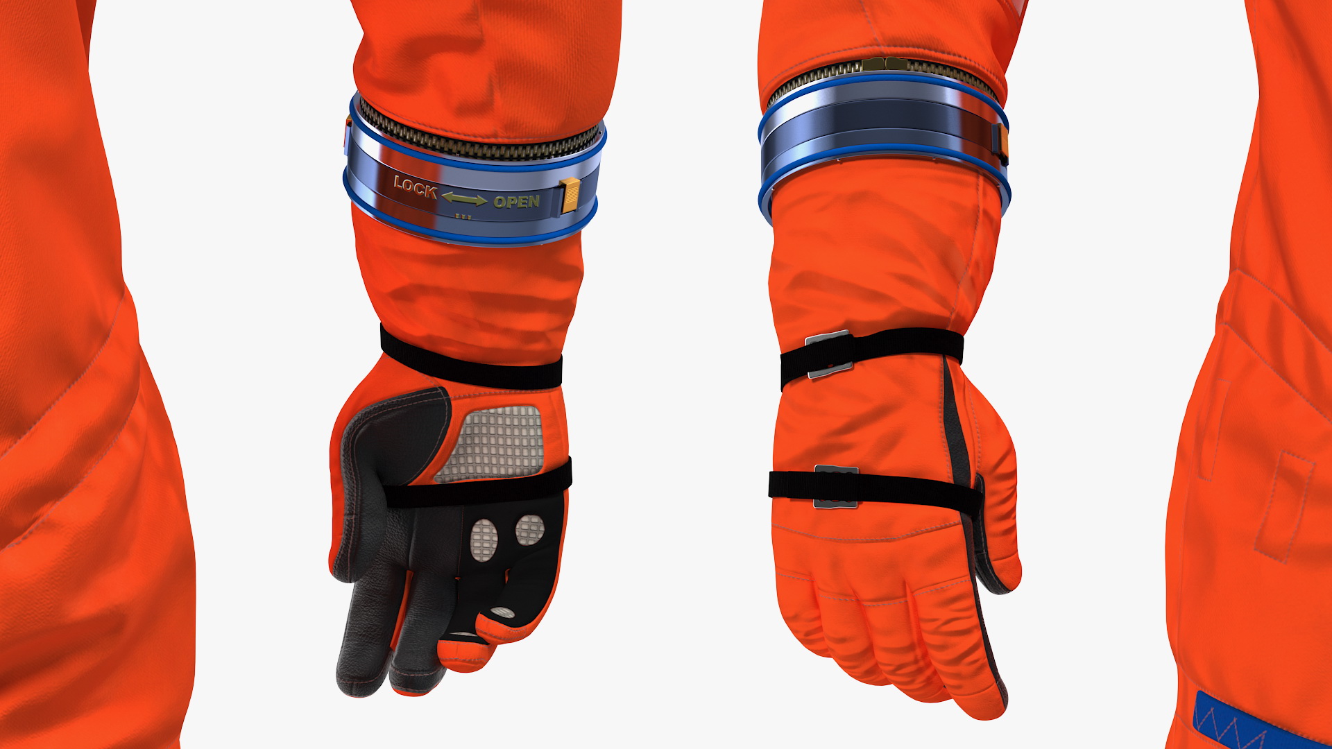 Astronaut in Orion Crew Survival System Spacesuit 3D model