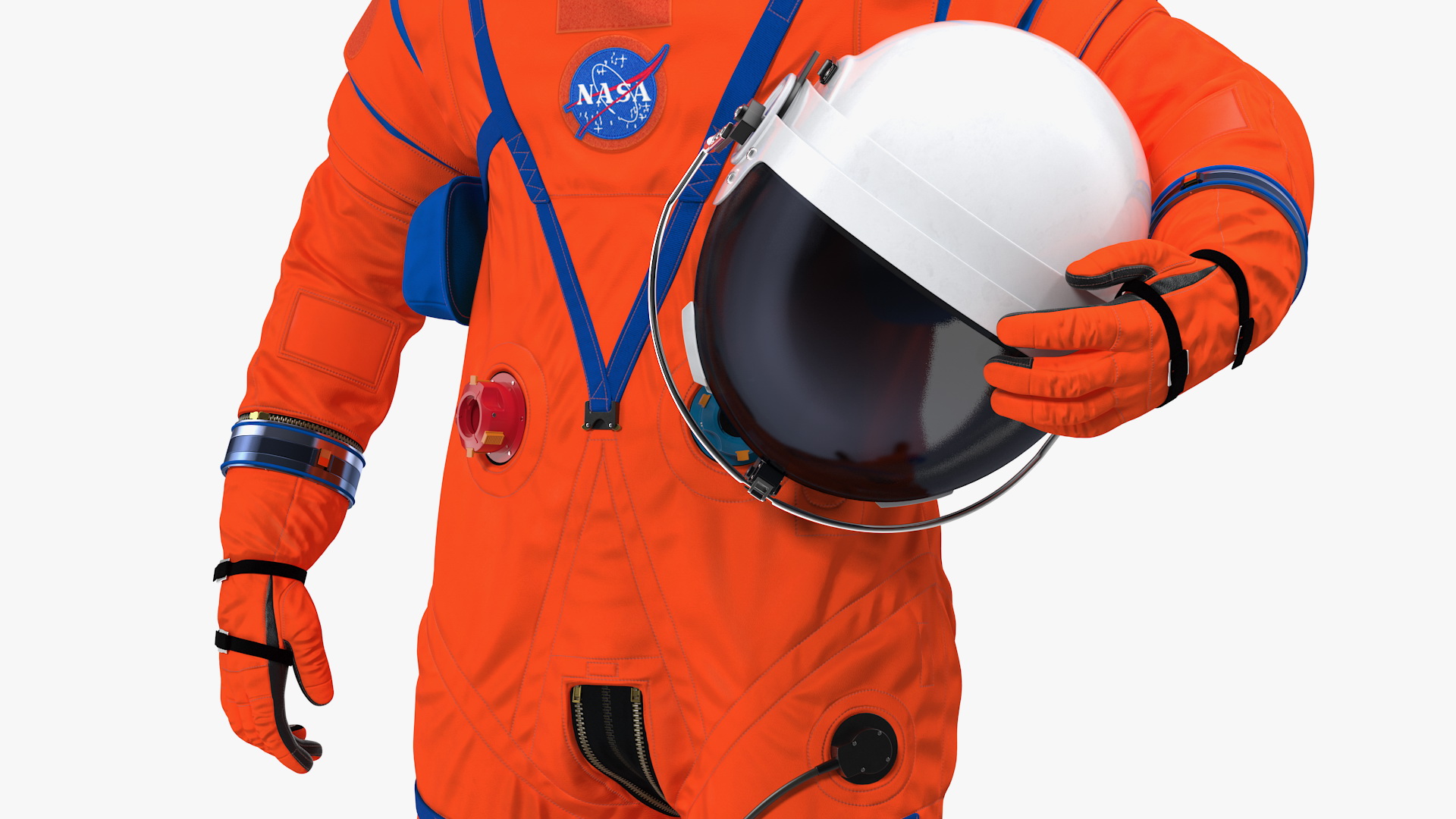 Astronaut in Orion Crew Survival System Spacesuit 3D model