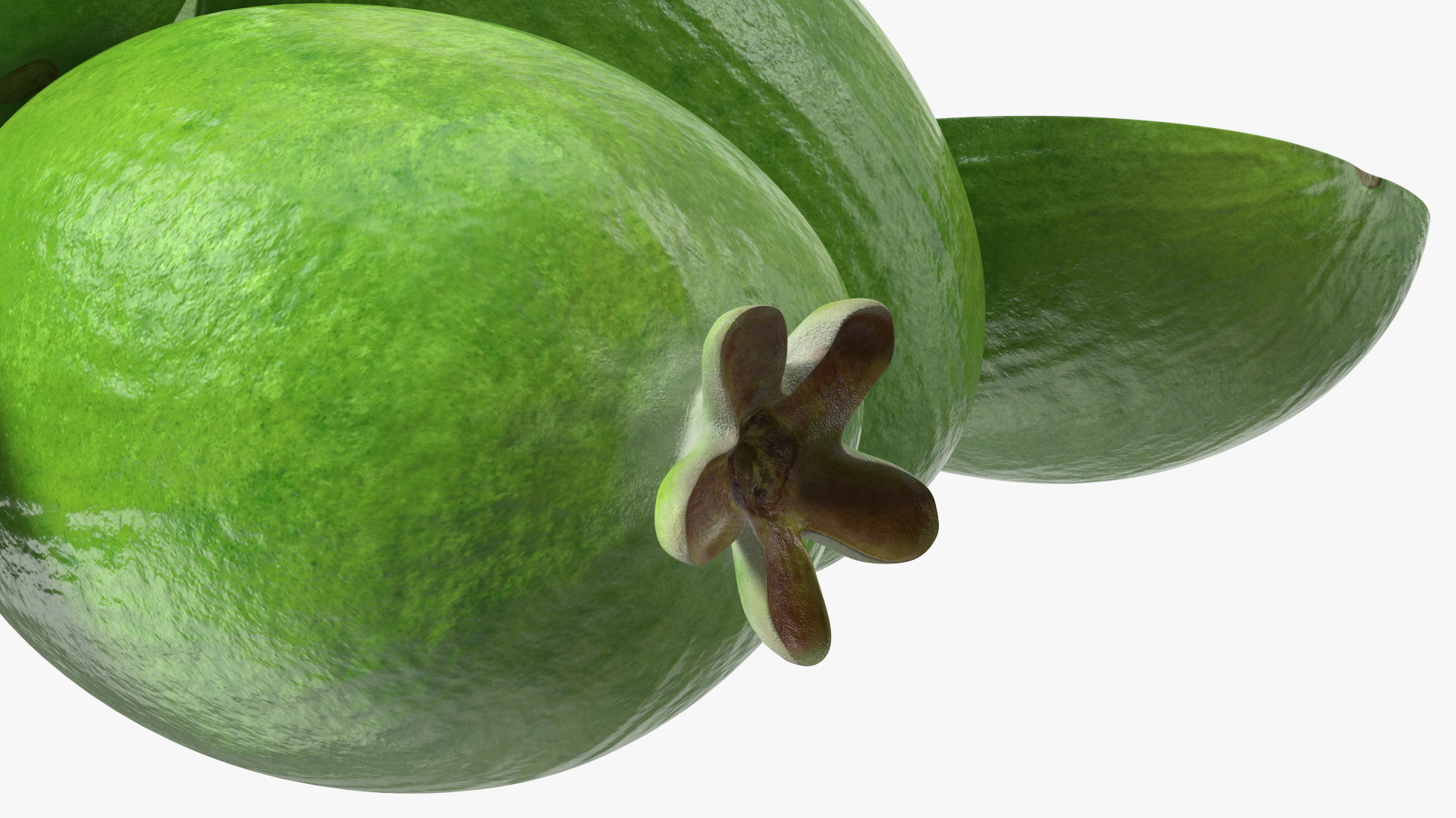 Heap Feijoa Fruit 3D