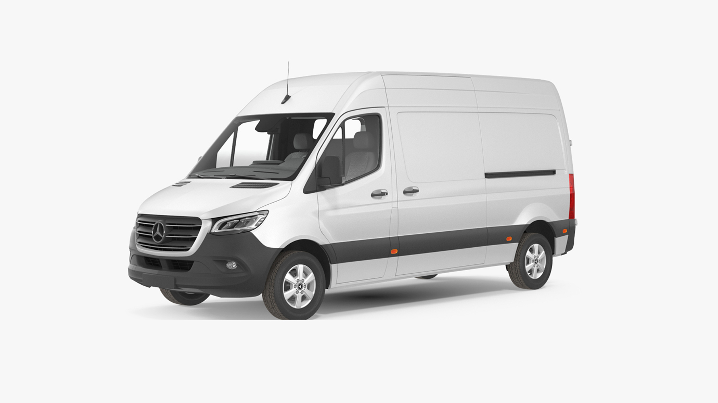 2019 Mercedes Sprinter Van Rigged for Cinema 4D 3D