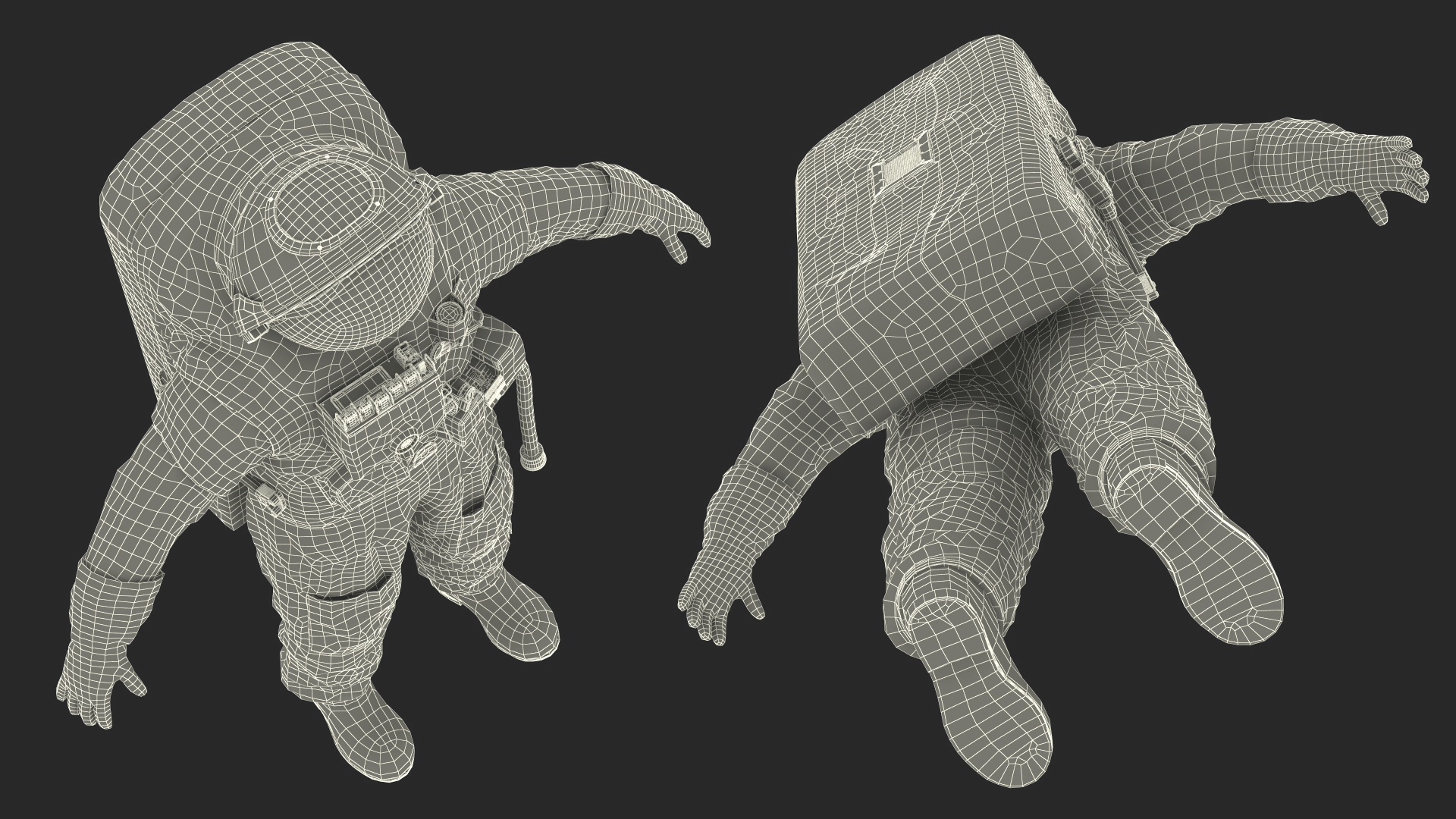 3D Chinese Astronaut Space Suit Haiying