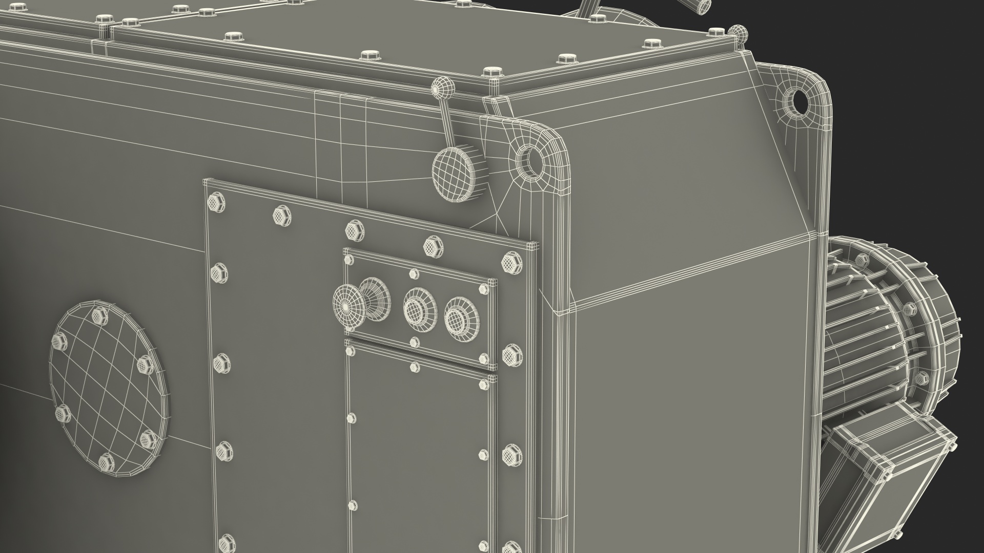 3D model Anchor Windlass Mechanism