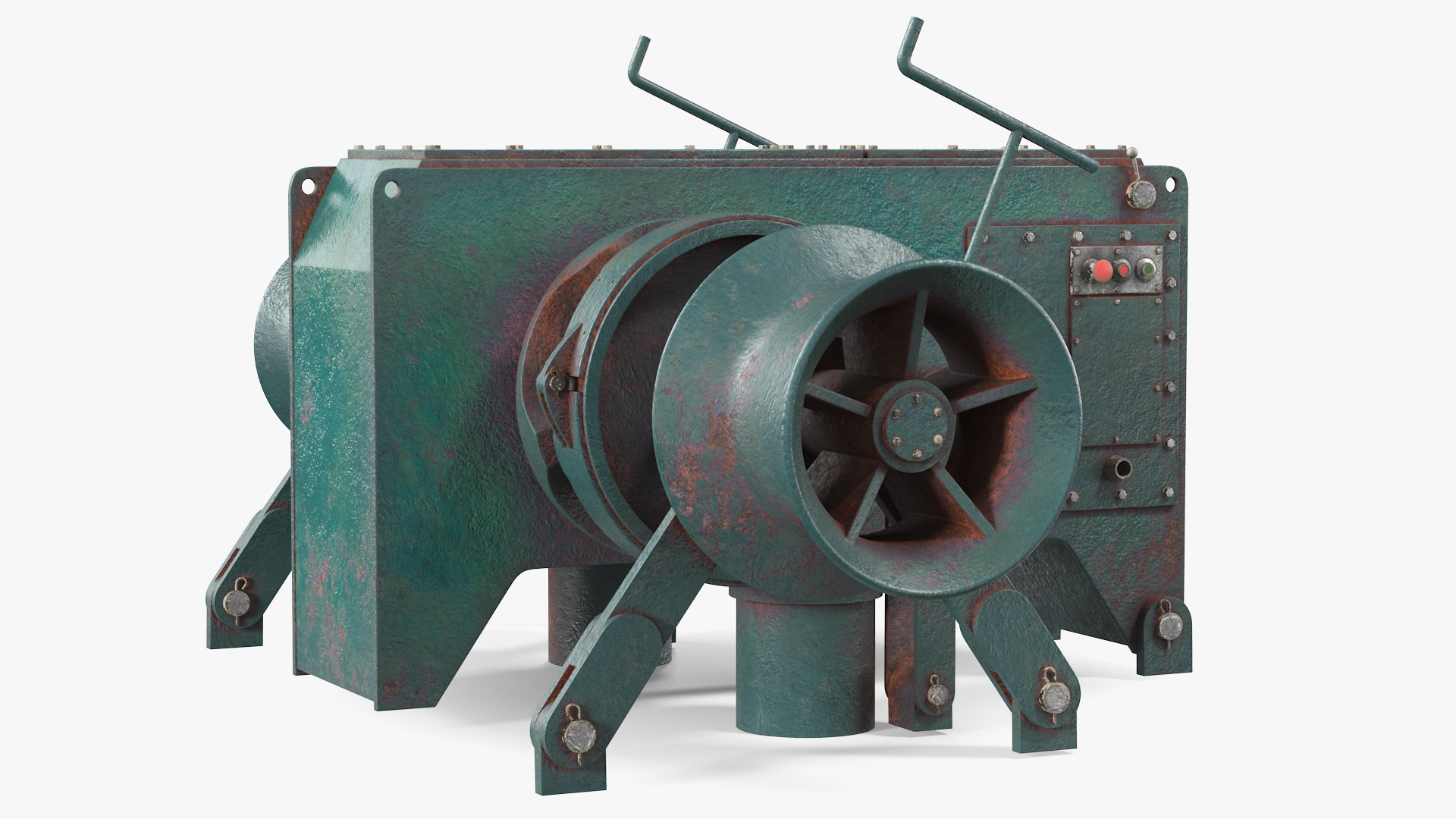 3D model Anchor Windlass Mechanism