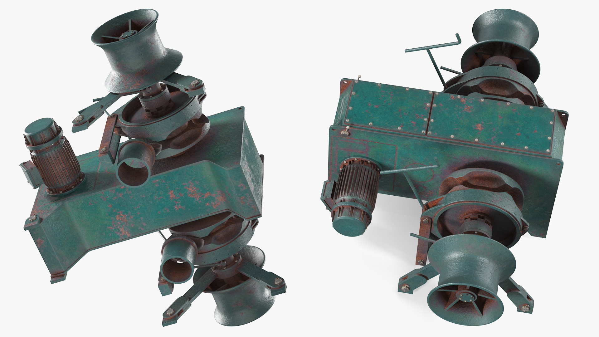 3D model Anchor Windlass Mechanism
