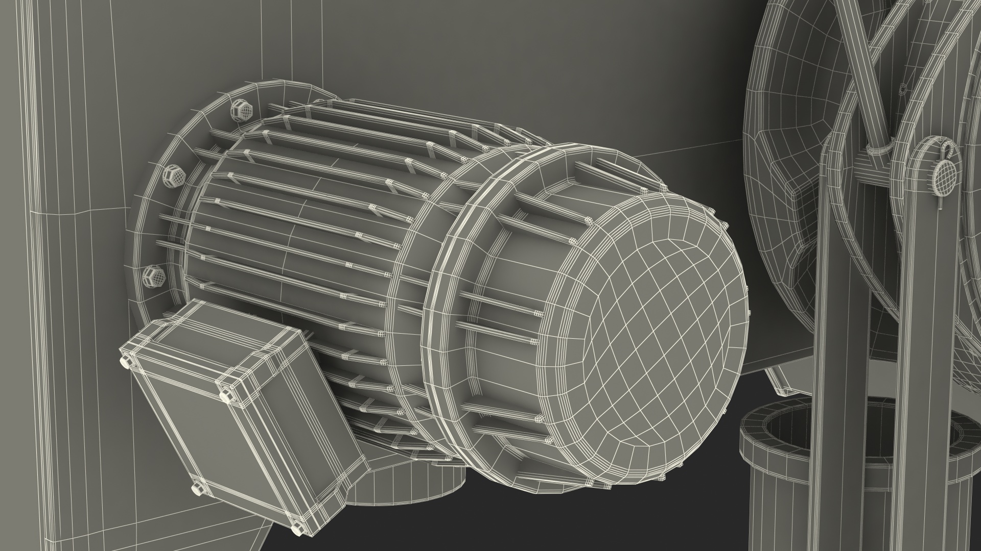 3D model Anchor Windlass Mechanism