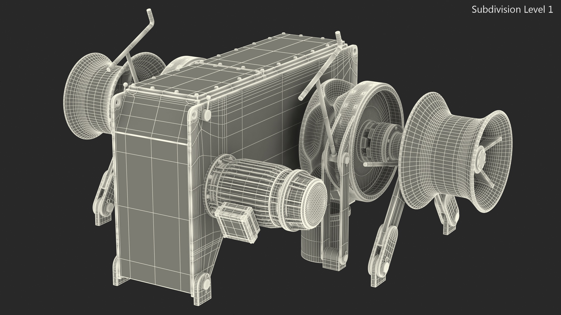 3D model Anchor Windlass Mechanism