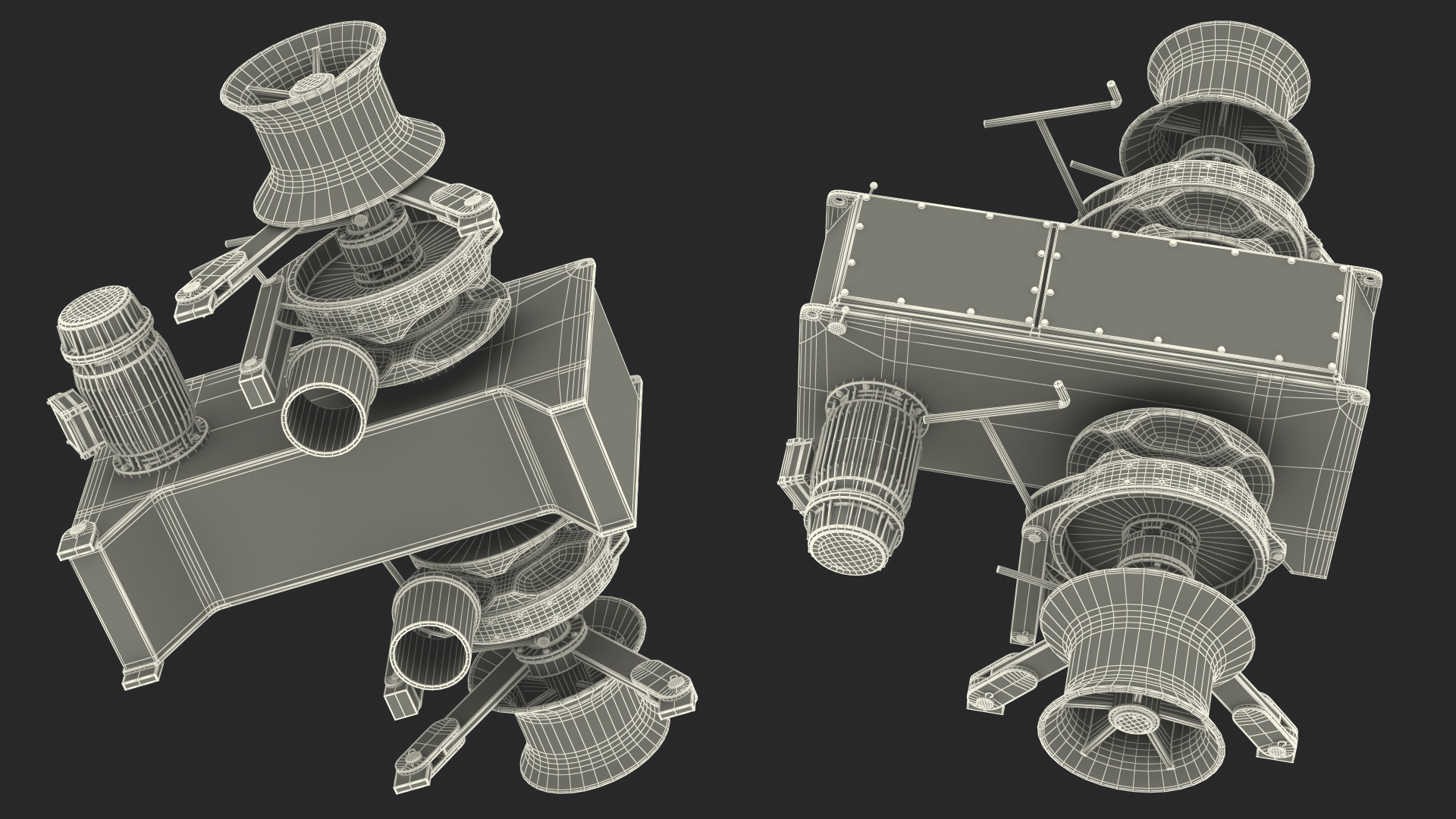 3D model Anchor Windlass Mechanism