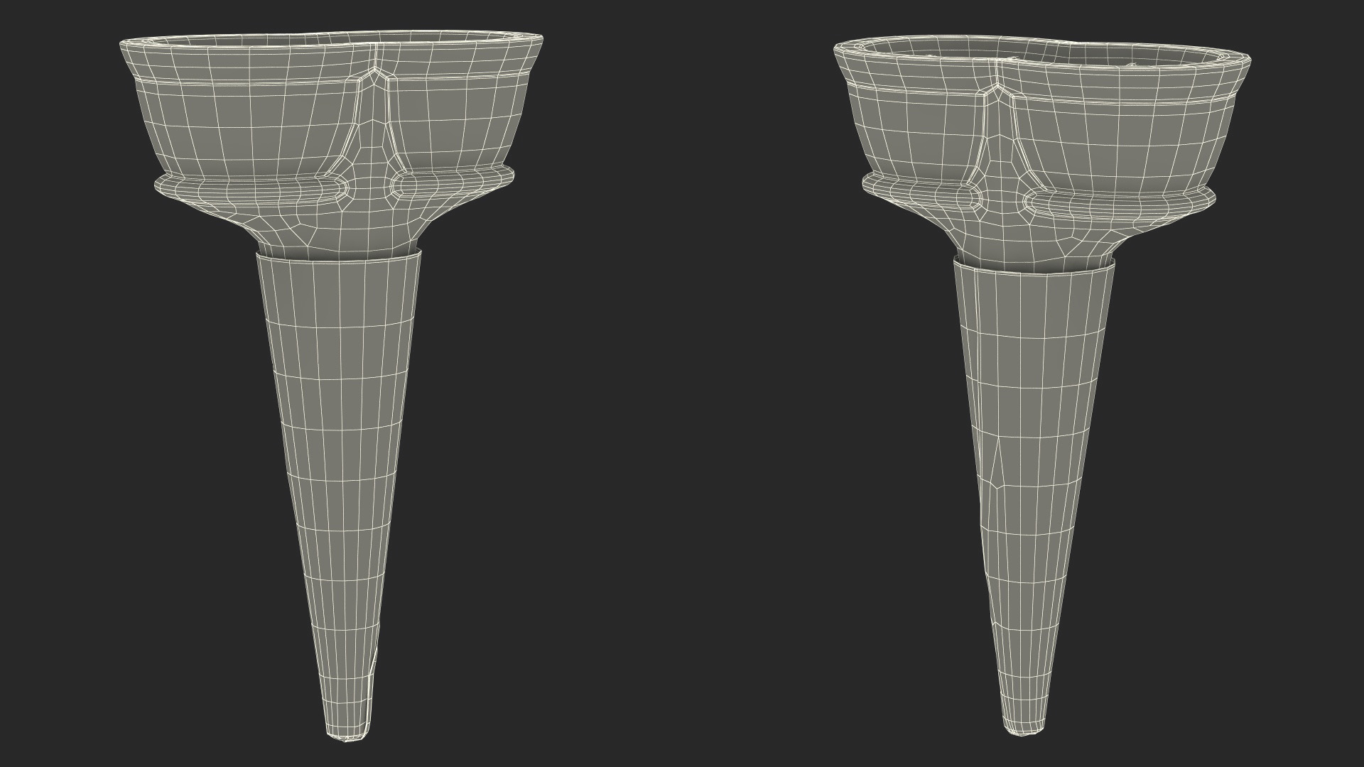 JOY Twin Scoop Cake Cone 3D model