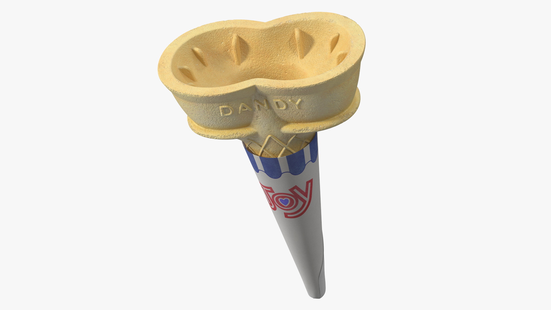 JOY Twin Scoop Cake Cone 3D model
