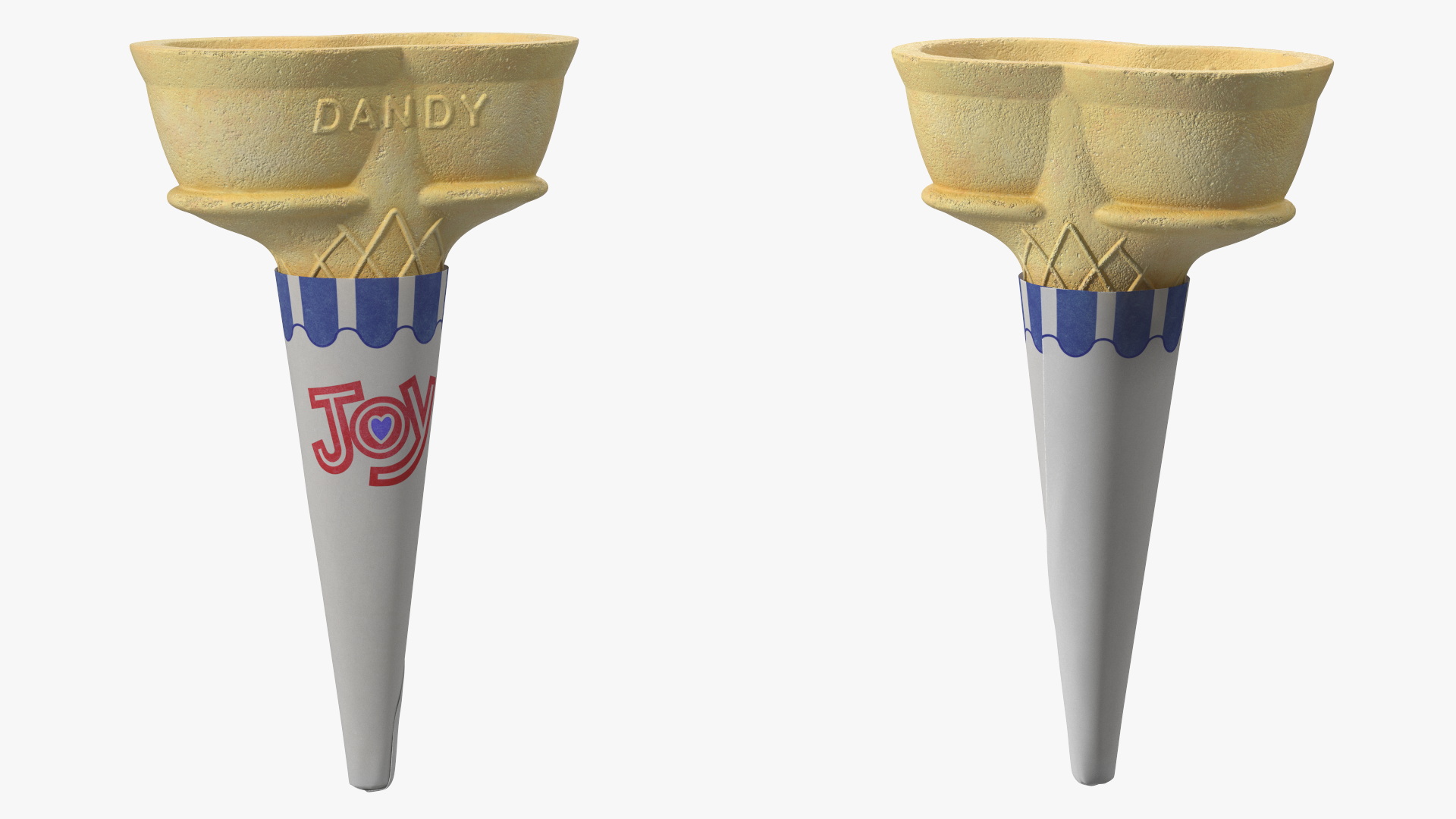 JOY Twin Scoop Cake Cone 3D model