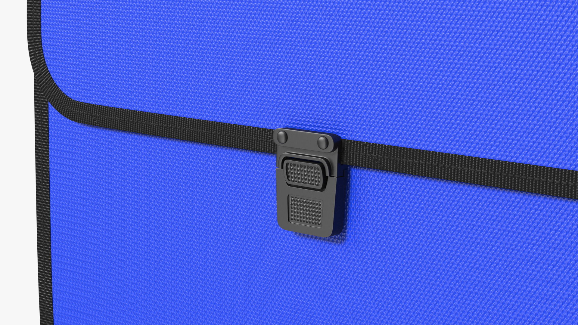 Plastic Expanding File Folder Blue 3D model