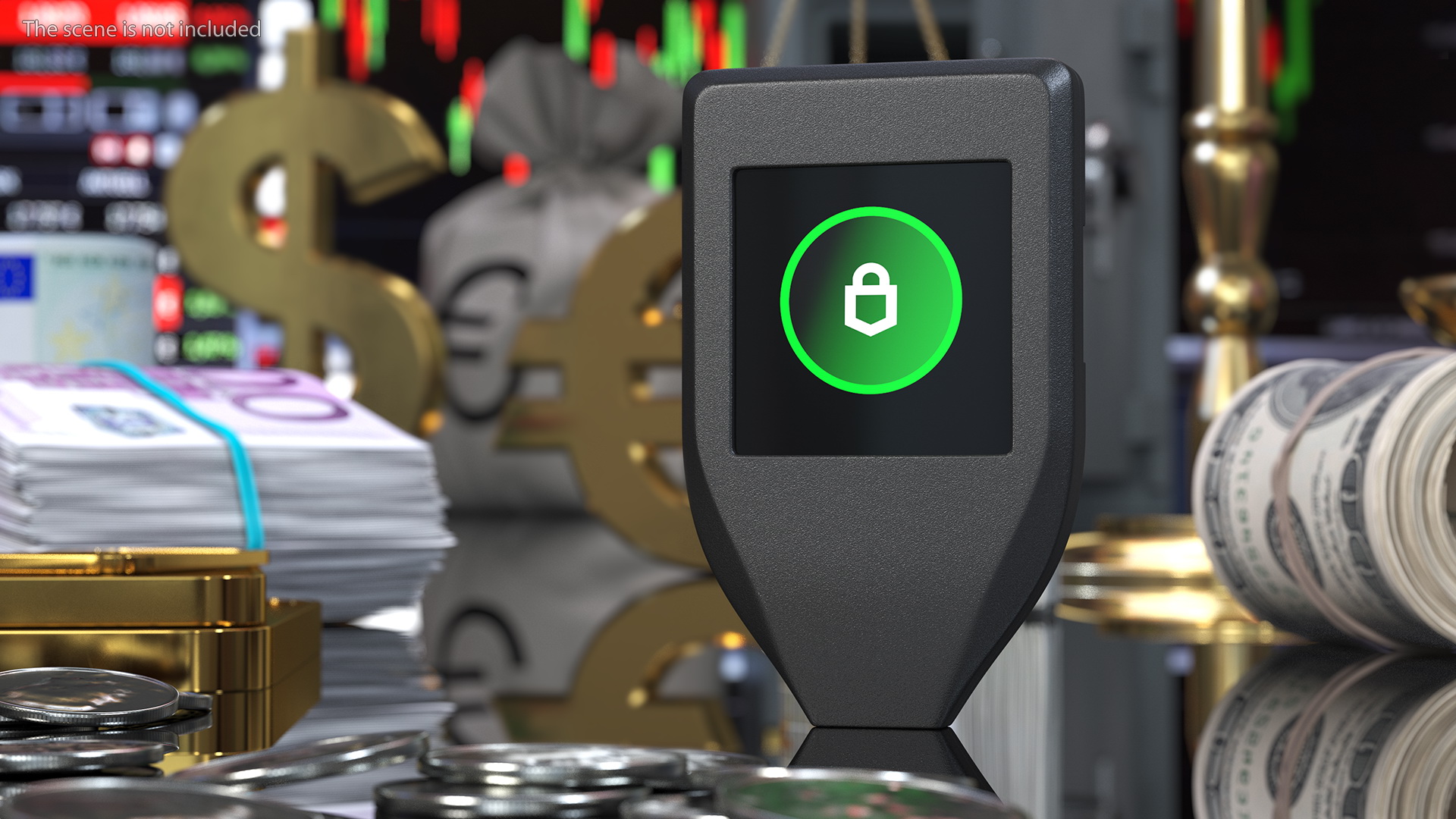 3D Cryptocurrency Wallet