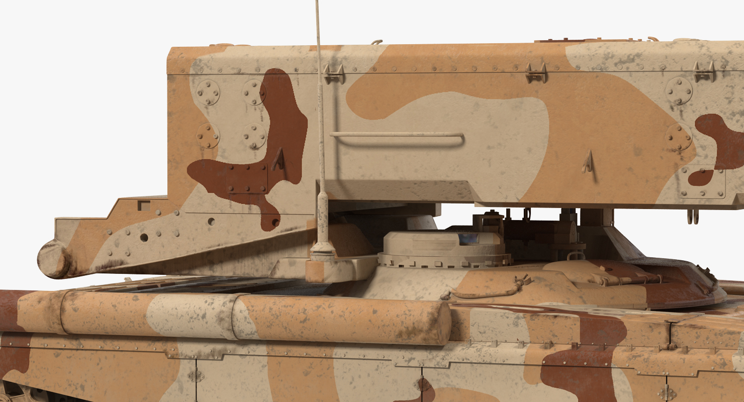 Heavy Fire Throwing TOS 1A System Desert Rigged 3D