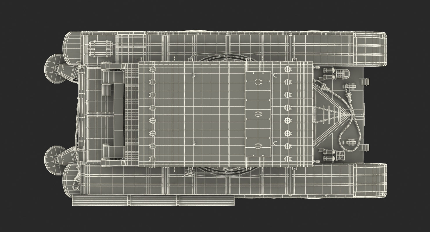Heavy Fire Throwing TOS 1A System Desert Rigged 3D