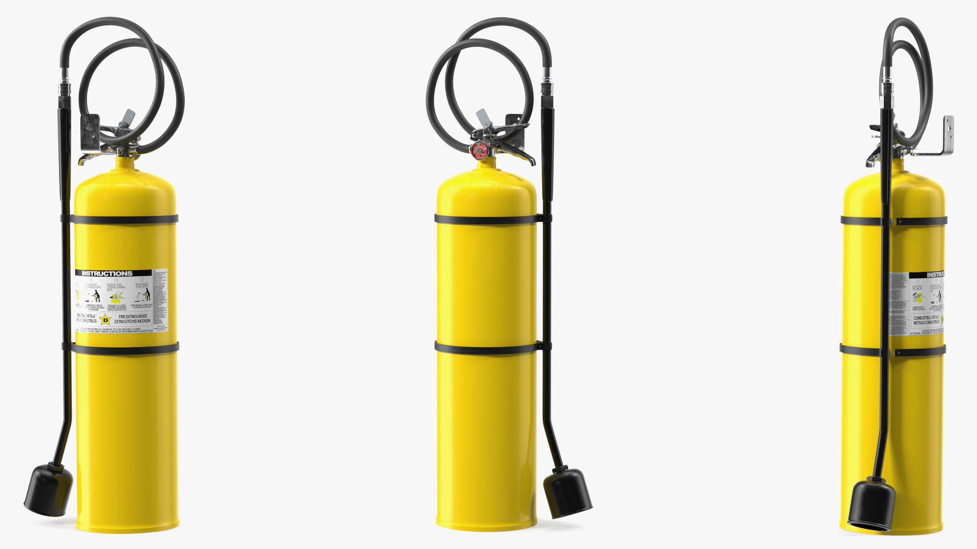 Class D Copper Powder Fire Extinguisher 3D model