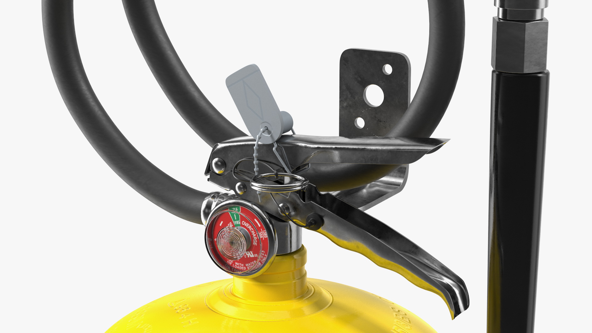 Class D Copper Powder Fire Extinguisher 3D model