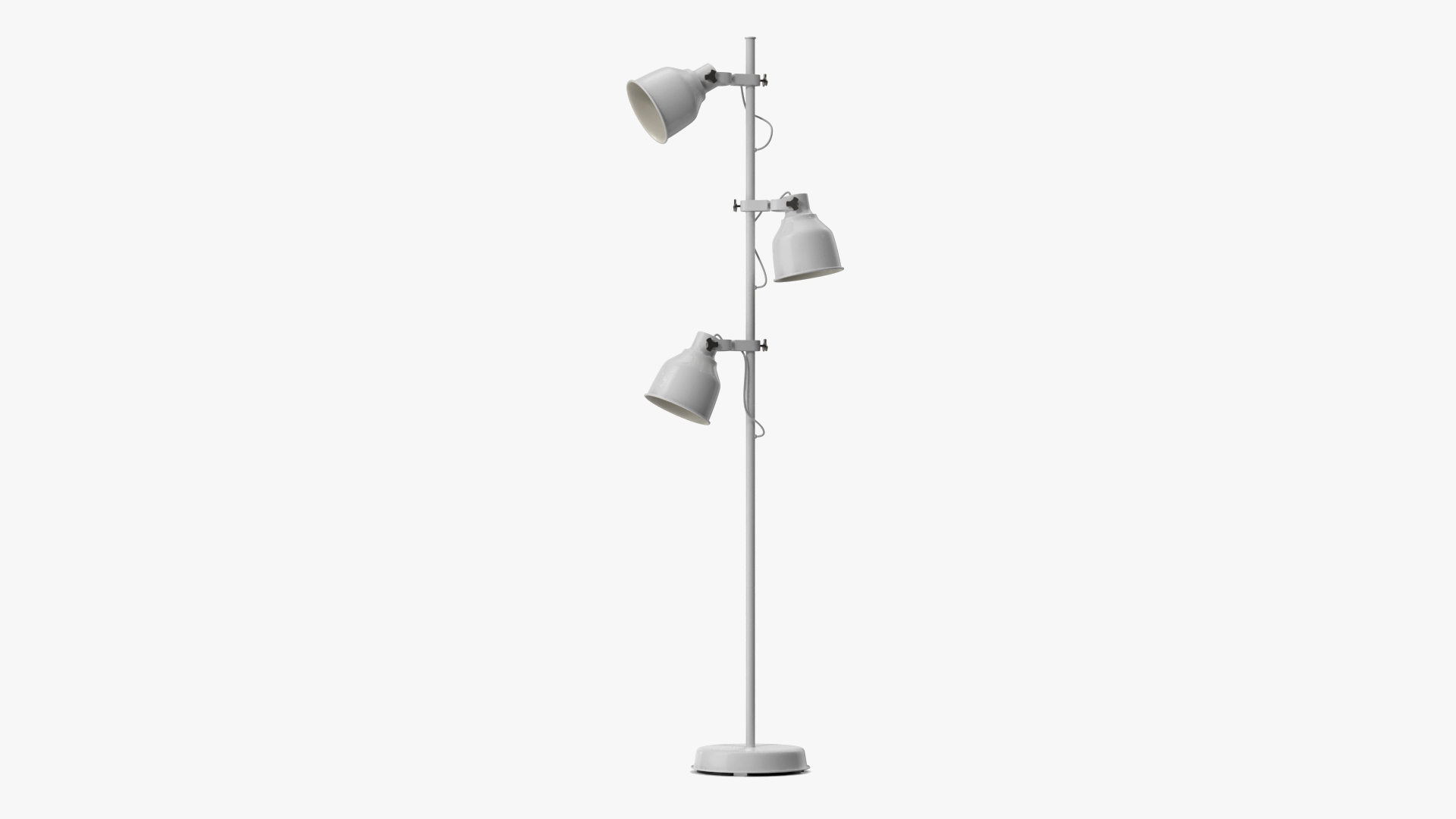 Modern Three-Point Floor Lamp 3D model