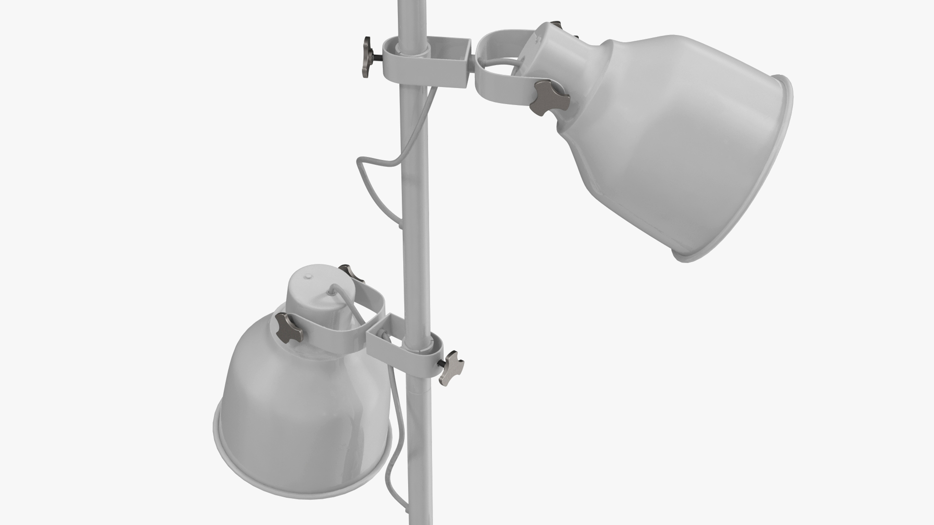 Modern Three-Point Floor Lamp 3D model
