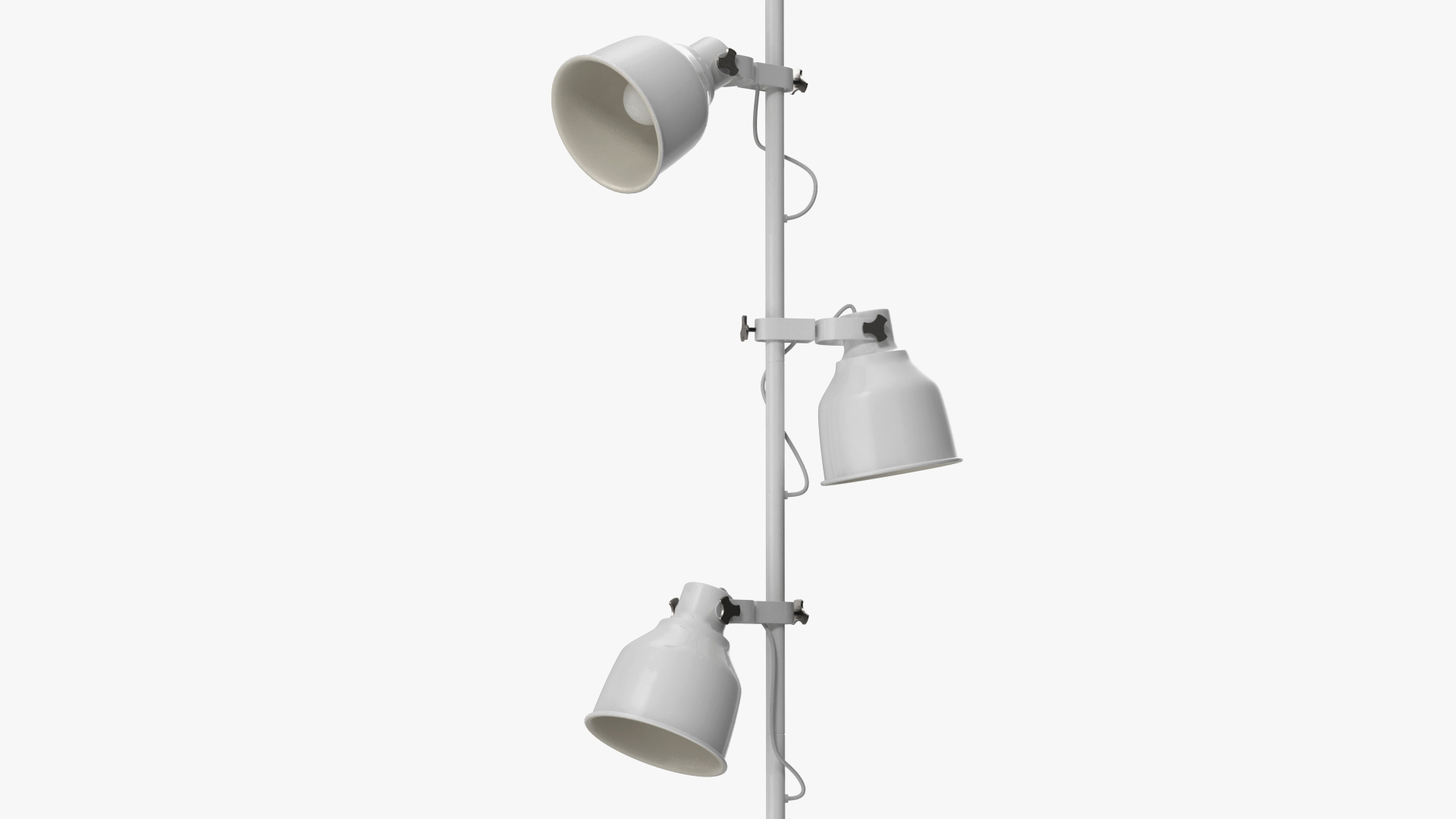 Modern Three-Point Floor Lamp 3D model