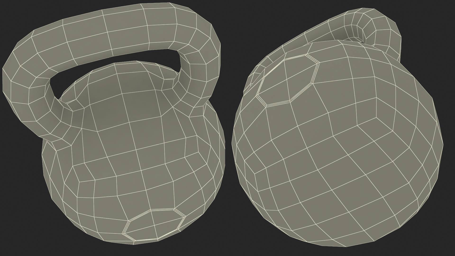 3D model Cast Iron Kettlebell