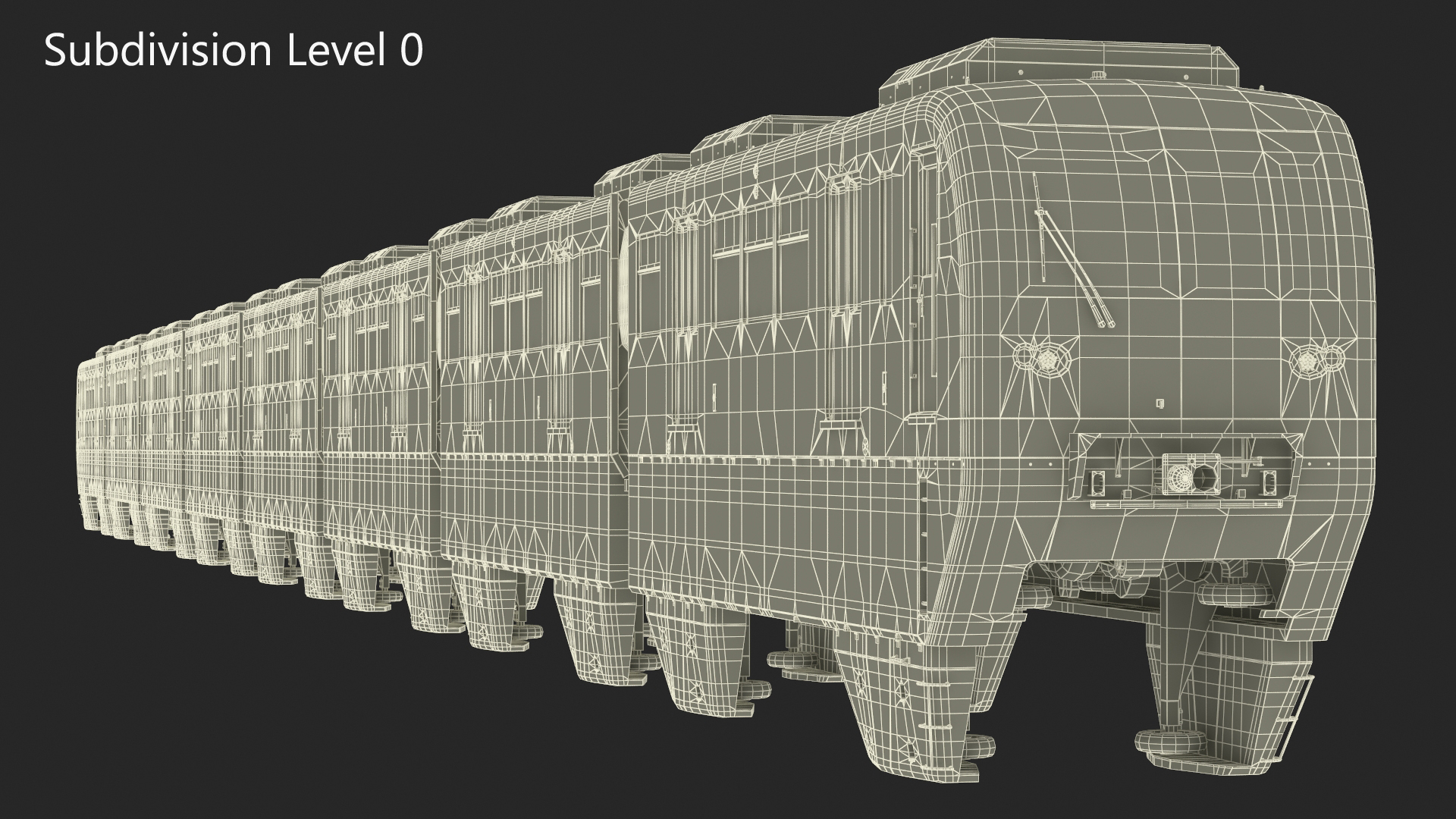 Chongqing Monorail Train 3D model