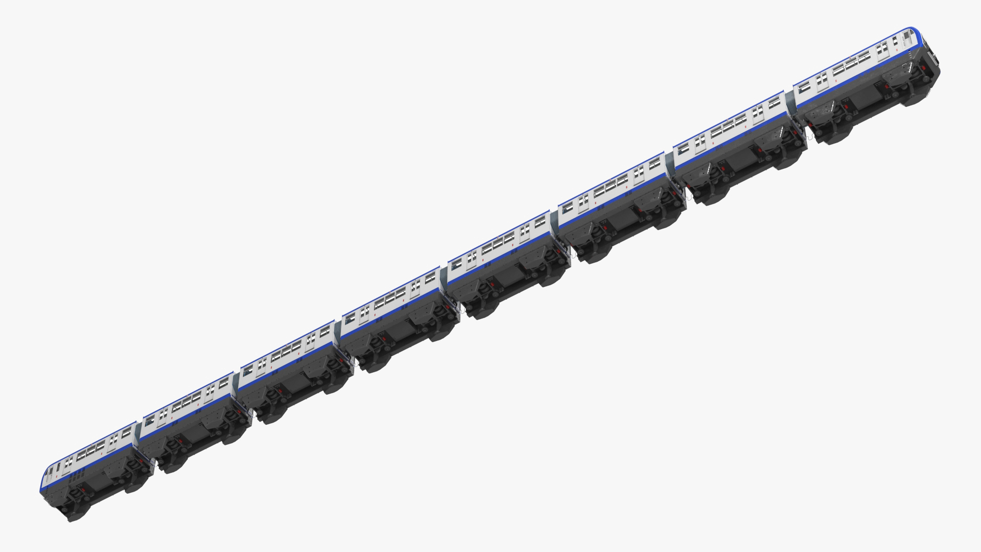 Chongqing Monorail Train 3D model