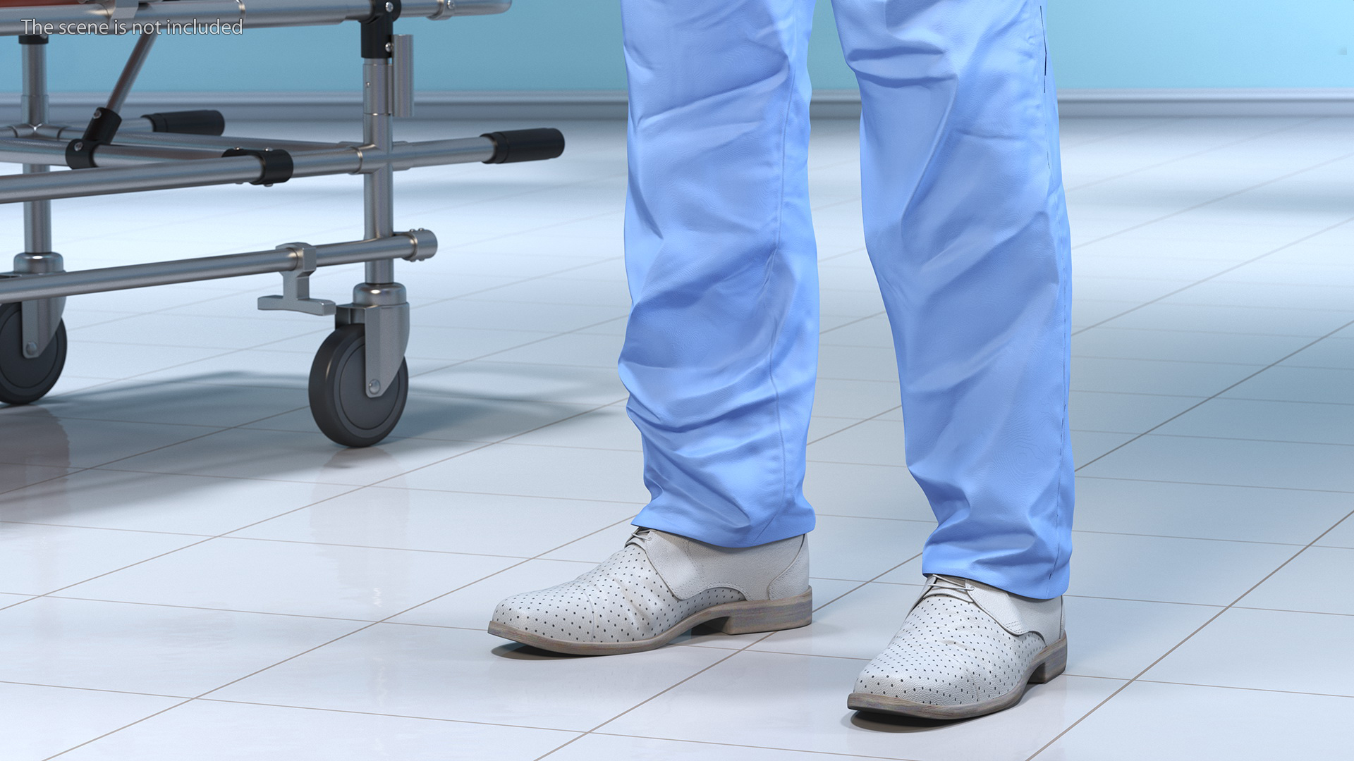 Doctor Costume Blue 3D model