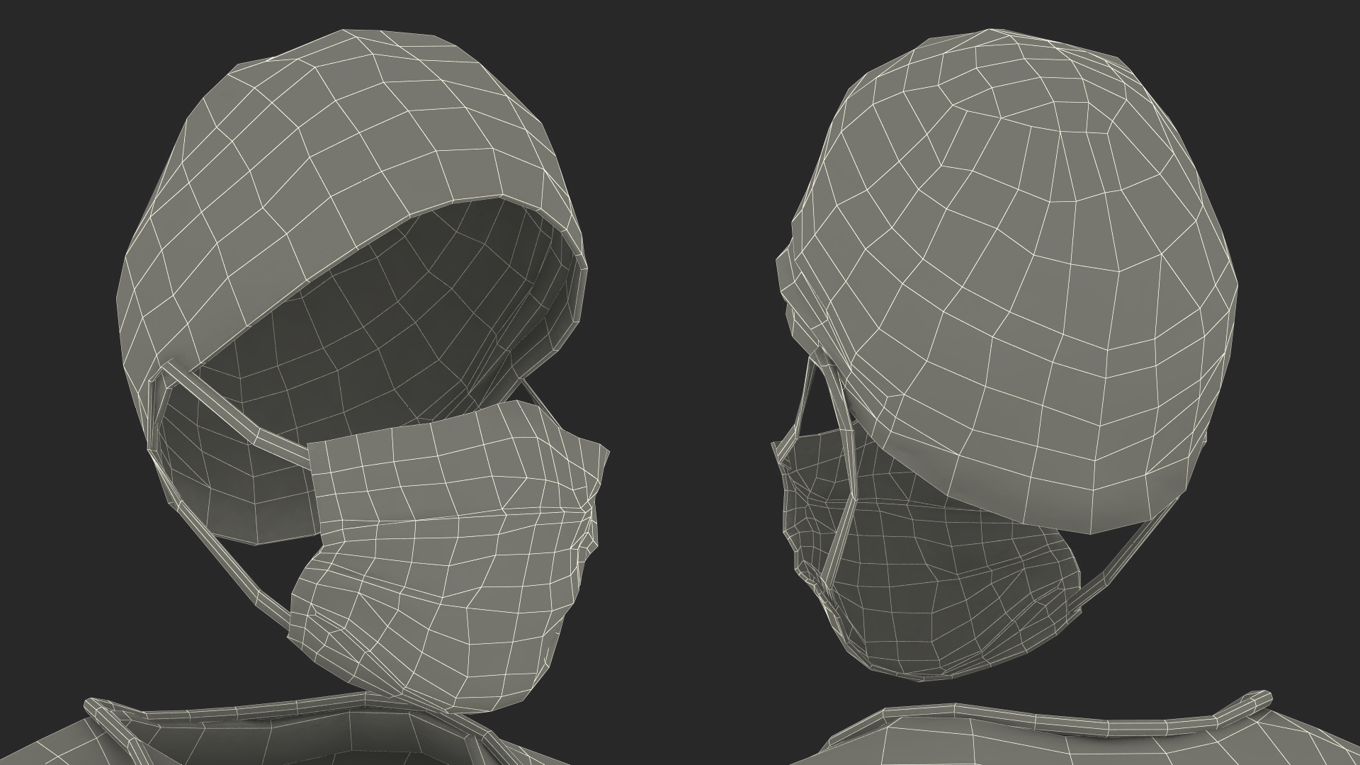 Doctor Costume Blue 3D model