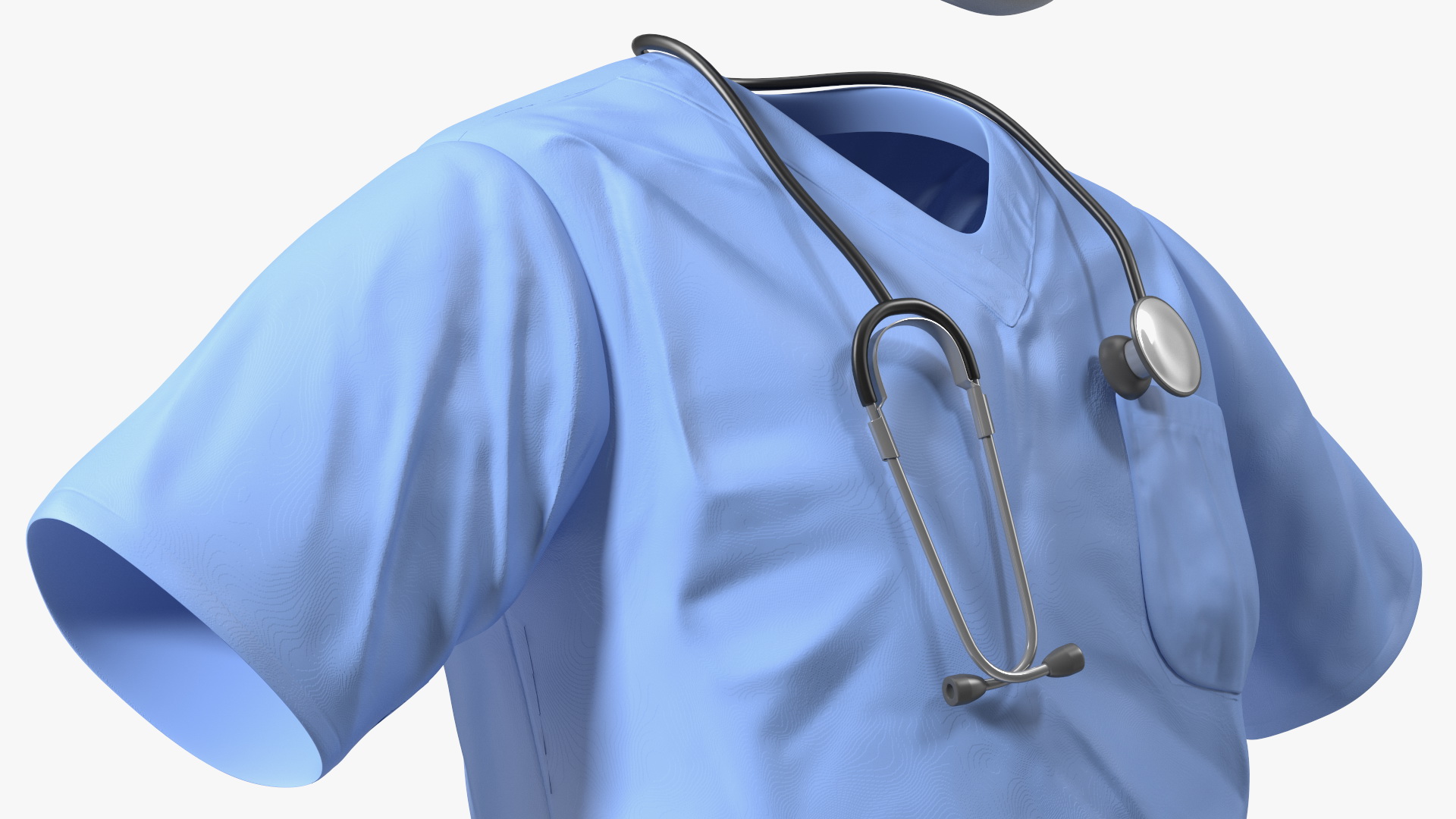 Doctor Costume Blue 3D model