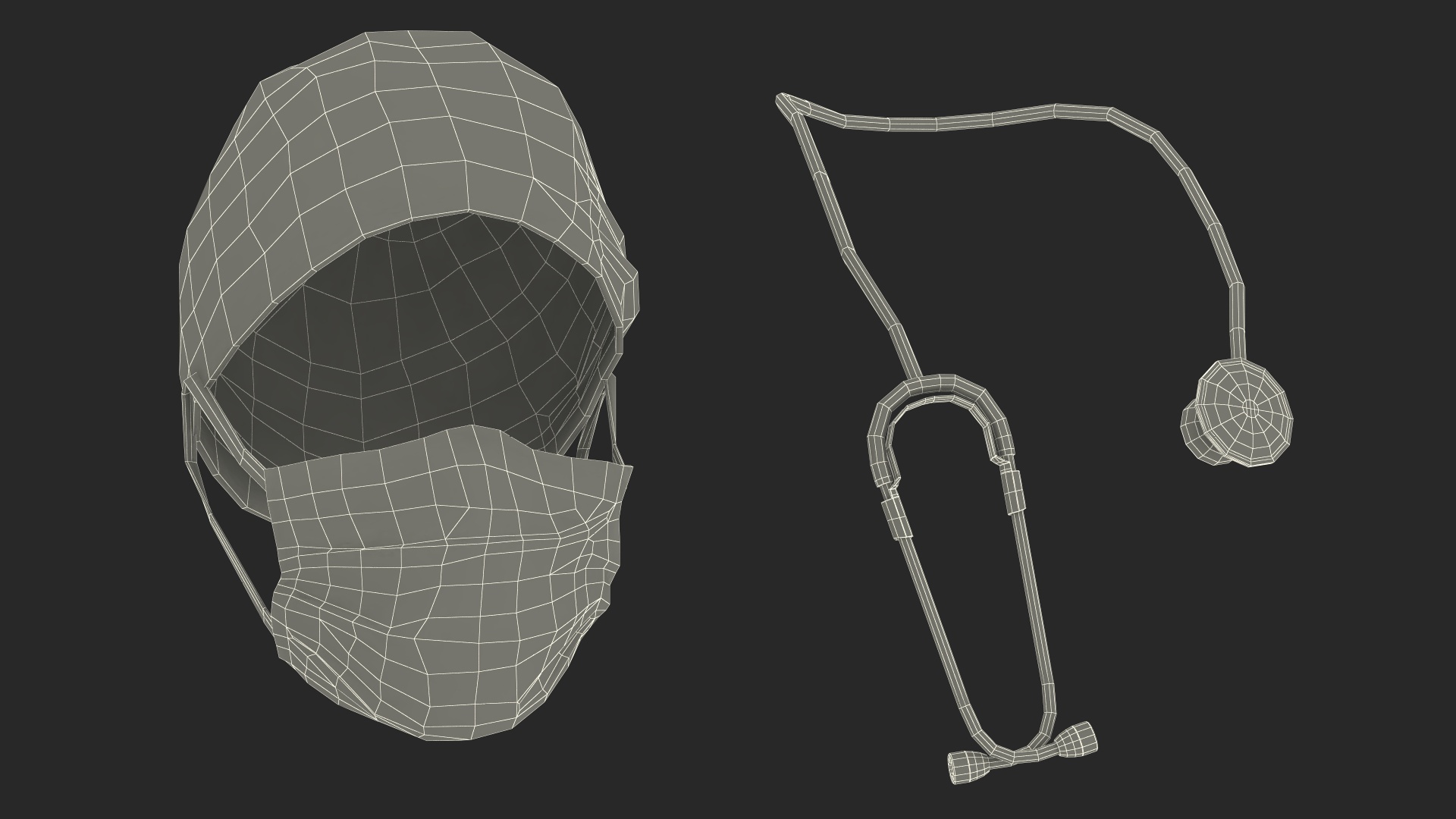 Doctor Costume Blue 3D model