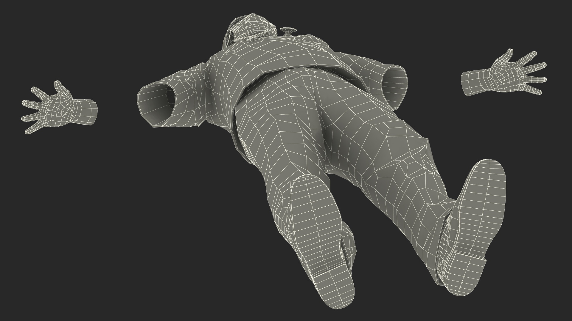 Doctor Costume Blue 3D model