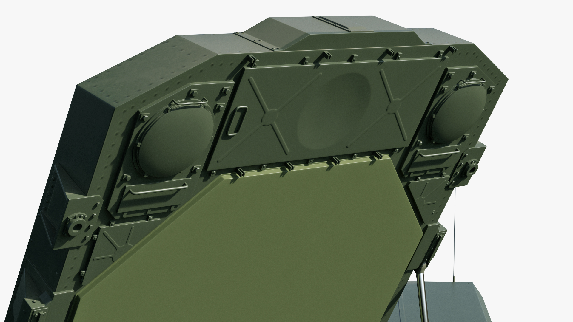 3D model Flap Lid B S300 Missile Guidance Radar Rigged