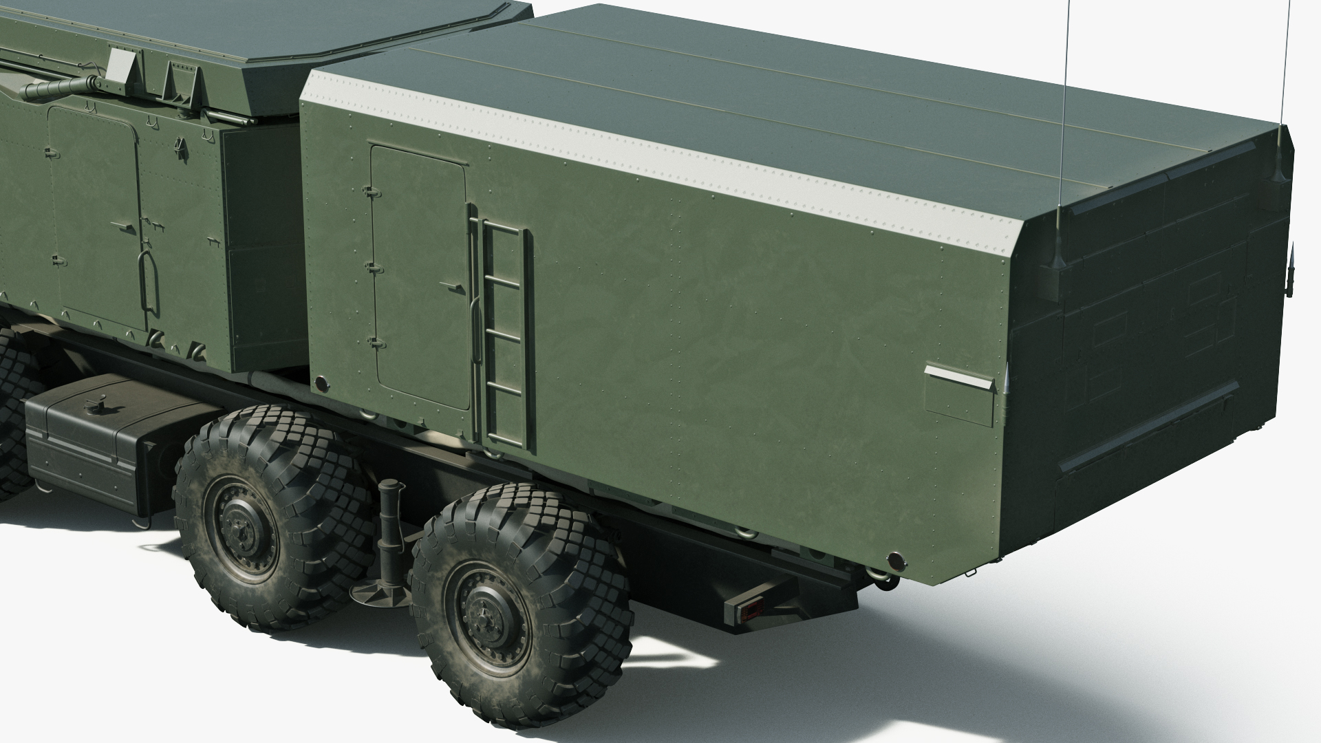 3D model Flap Lid B S300 Missile Guidance Radar Rigged