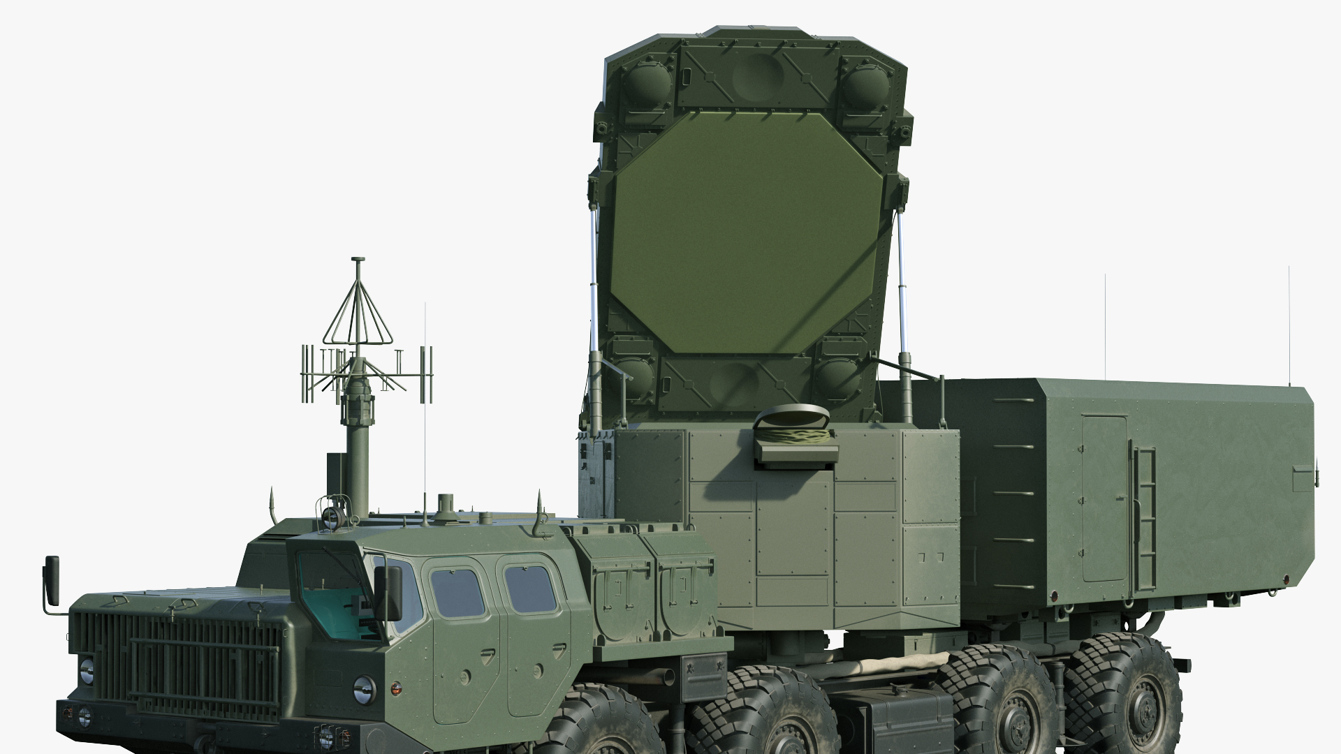 3D model Flap Lid B S300 Missile Guidance Radar Rigged