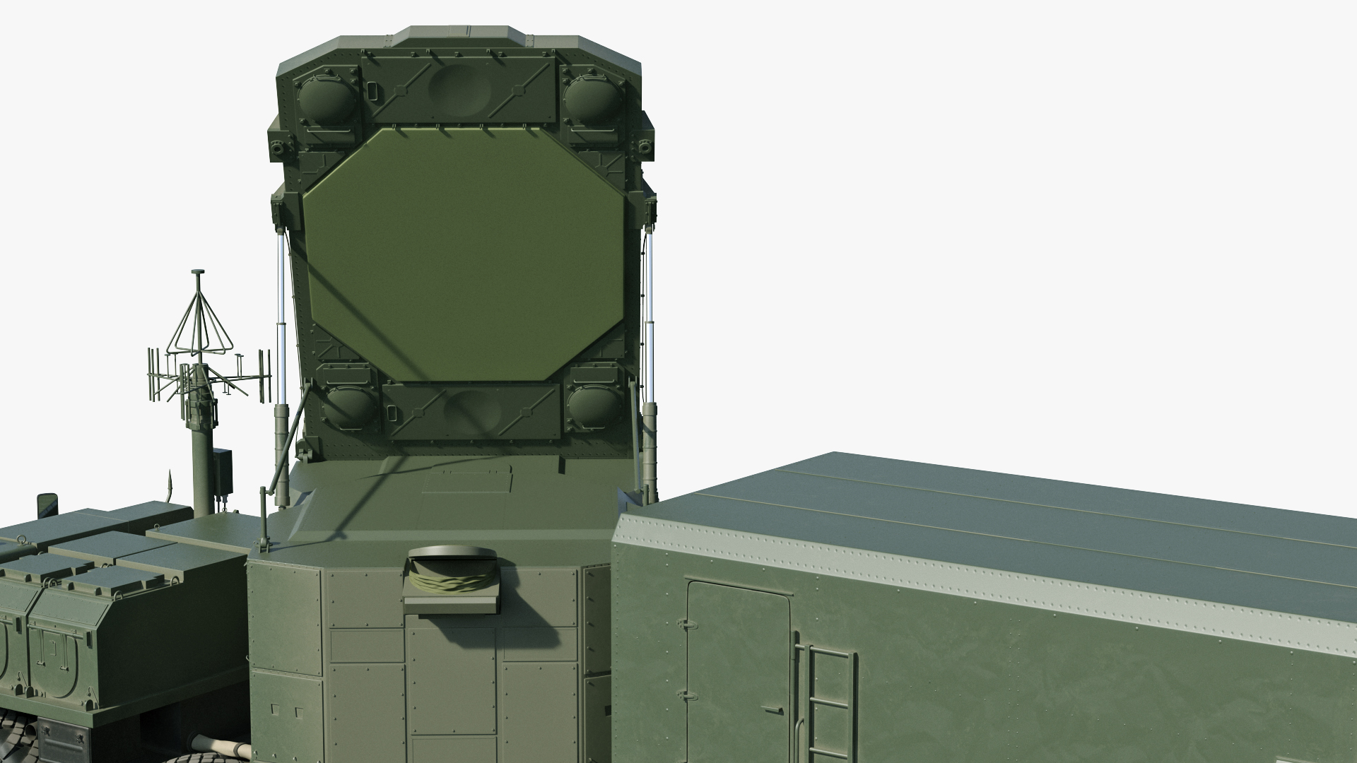 3D model Flap Lid B S300 Missile Guidance Radar Rigged