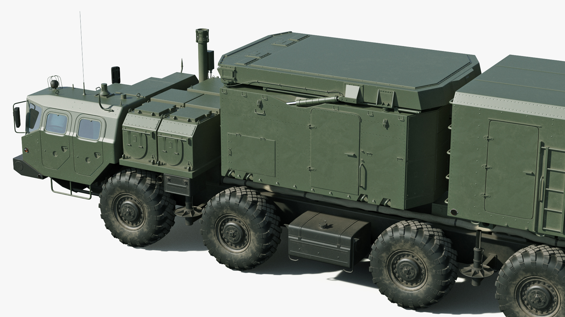 3D model Flap Lid B S300 Missile Guidance Radar Rigged